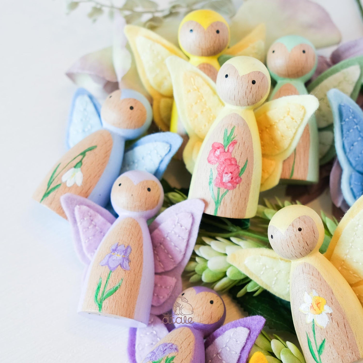 FLORAL PEG DOLLS