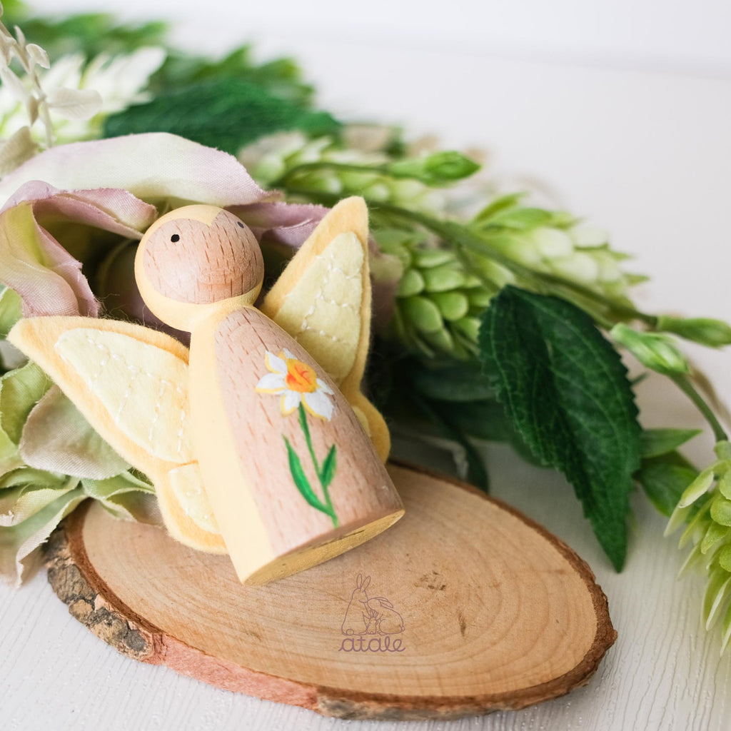 DAFFODIL Peg Doll | March Birth Flower