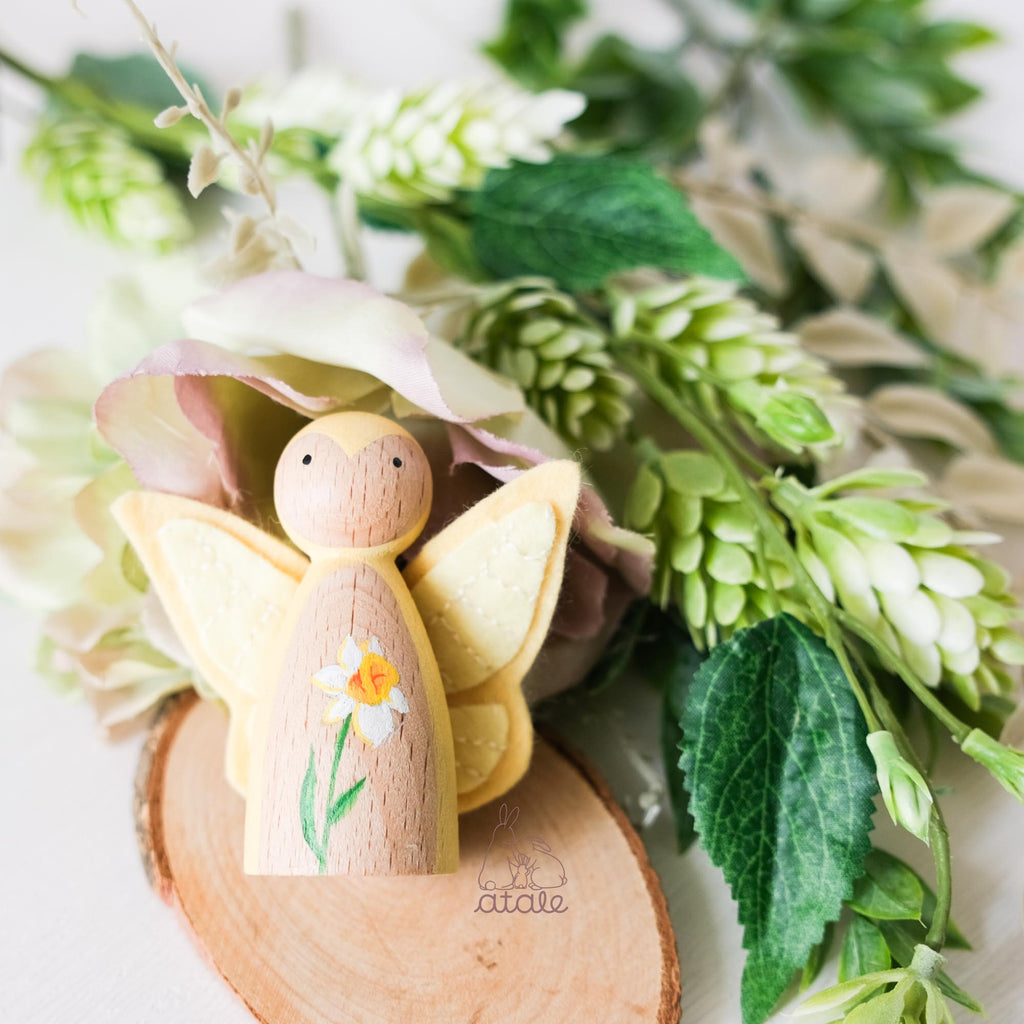 DAFFODIL Peg Doll | March Birth Flower
