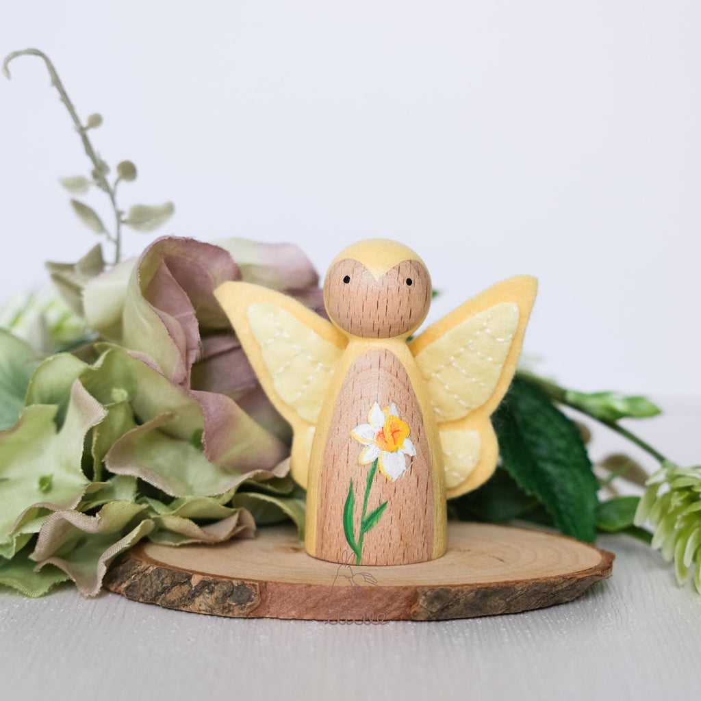 DAFFODIL Peg Doll | March Birth Flower