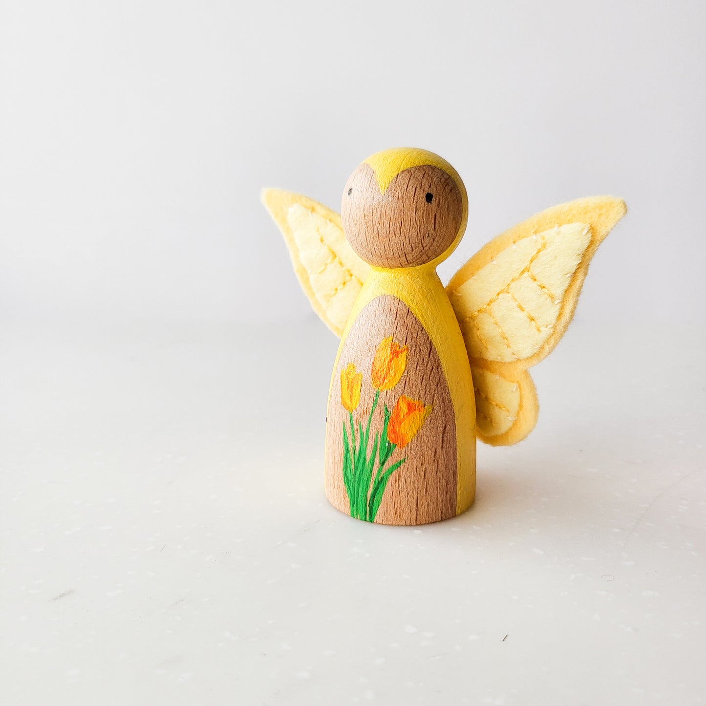 TULIP Butterfly Peg Doll