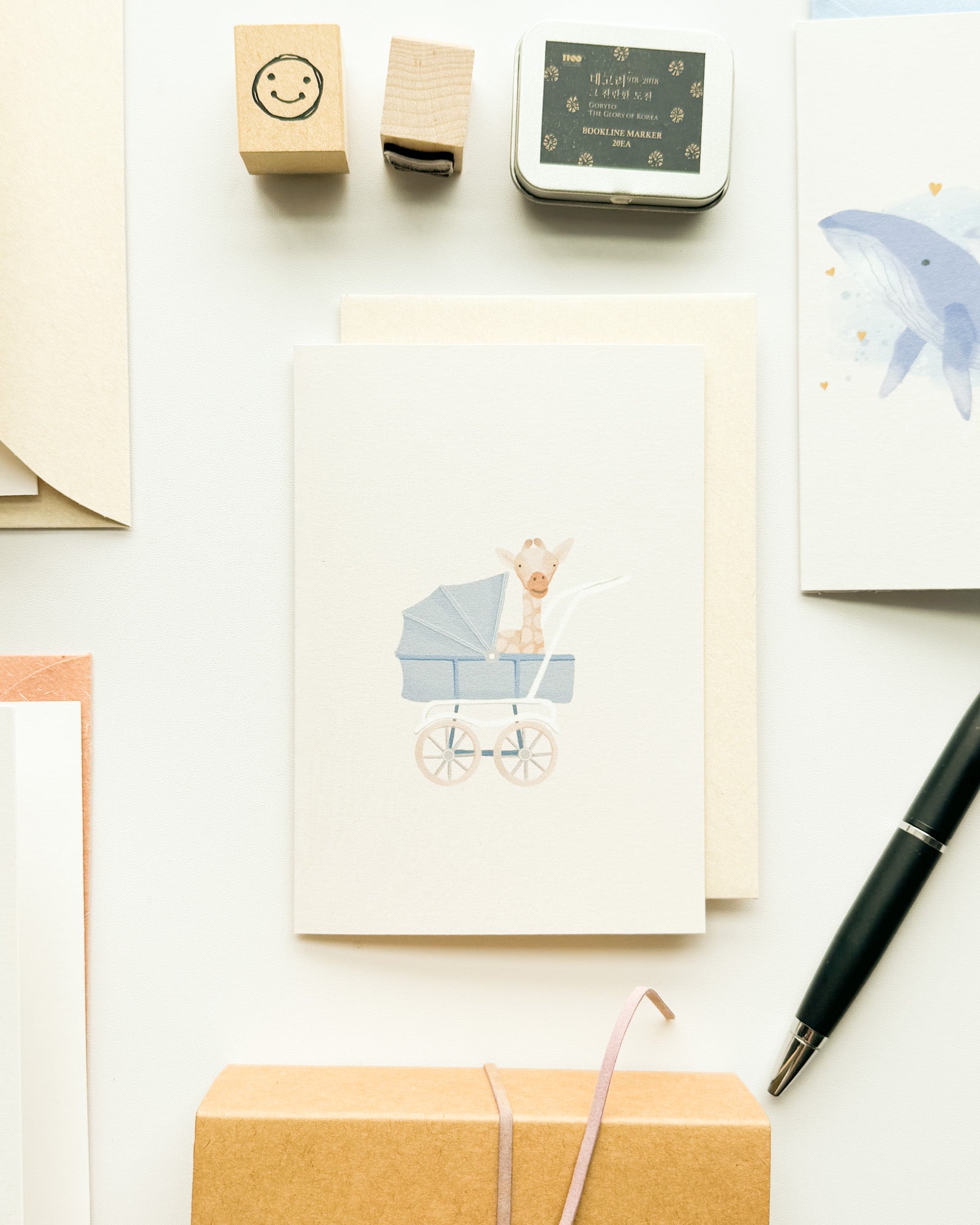 Giraffe "Stroll Along" Card