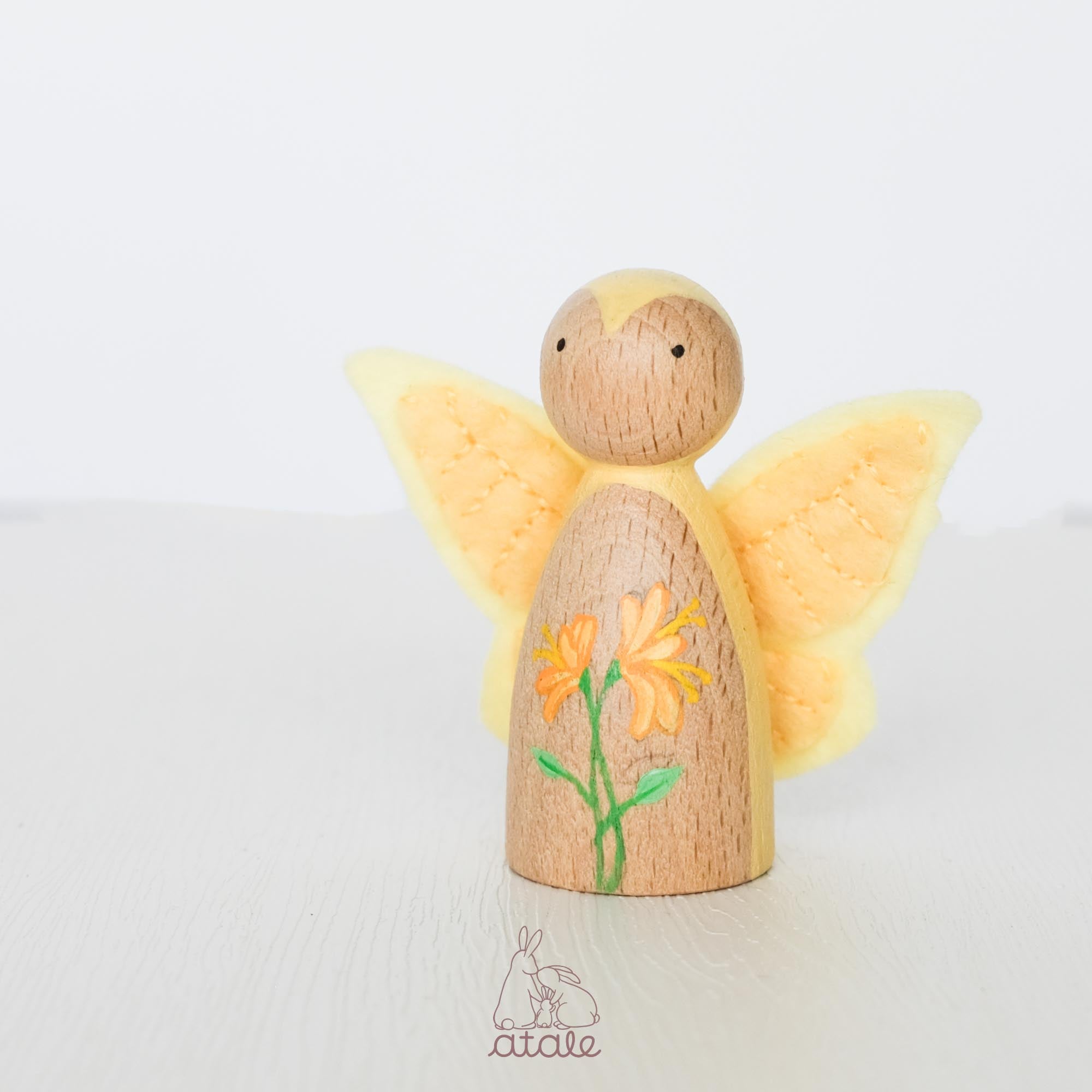 HONEYSUCKLE Peg Doll | June Birth Flower