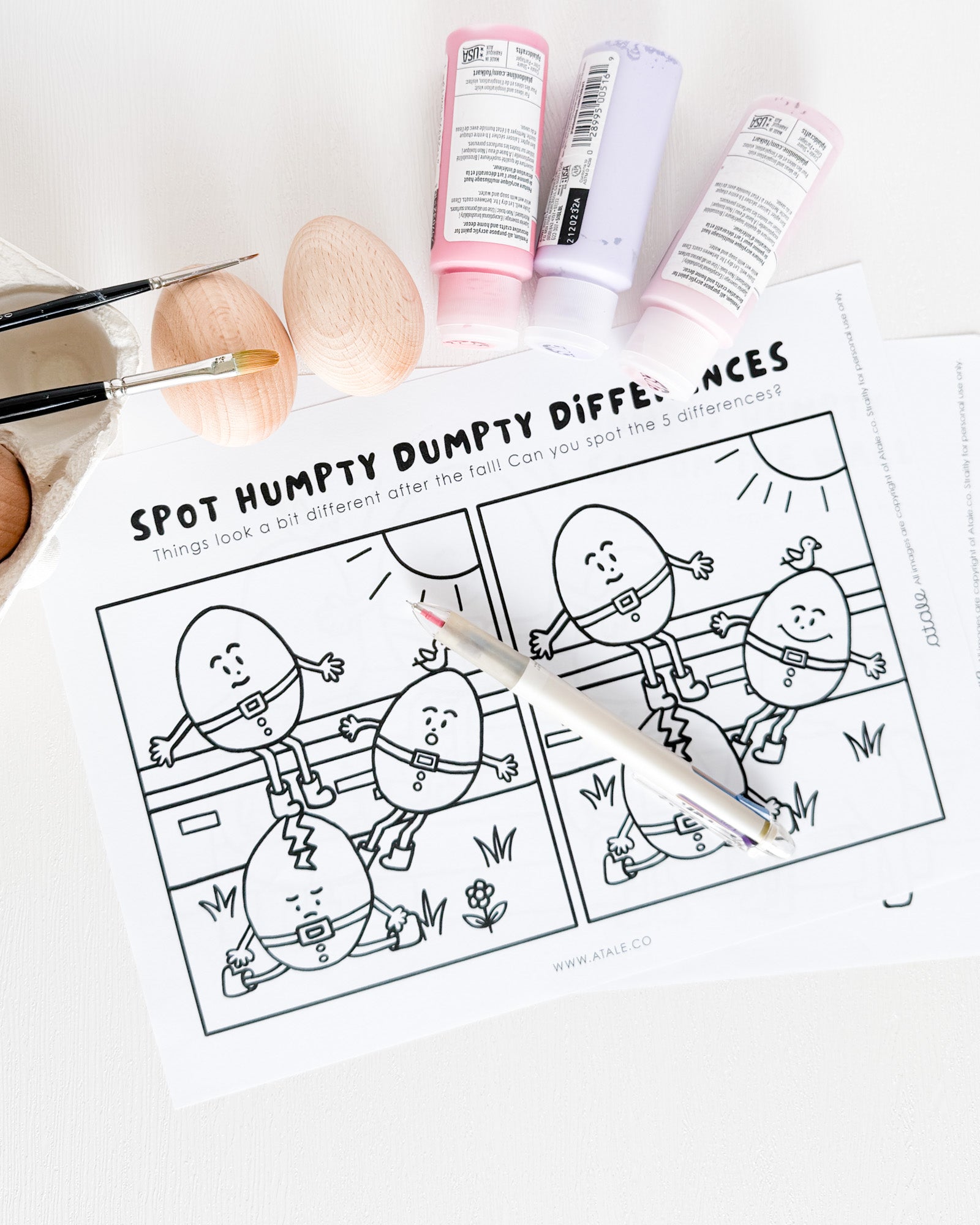 Humpty Dumpty Activity Sheets