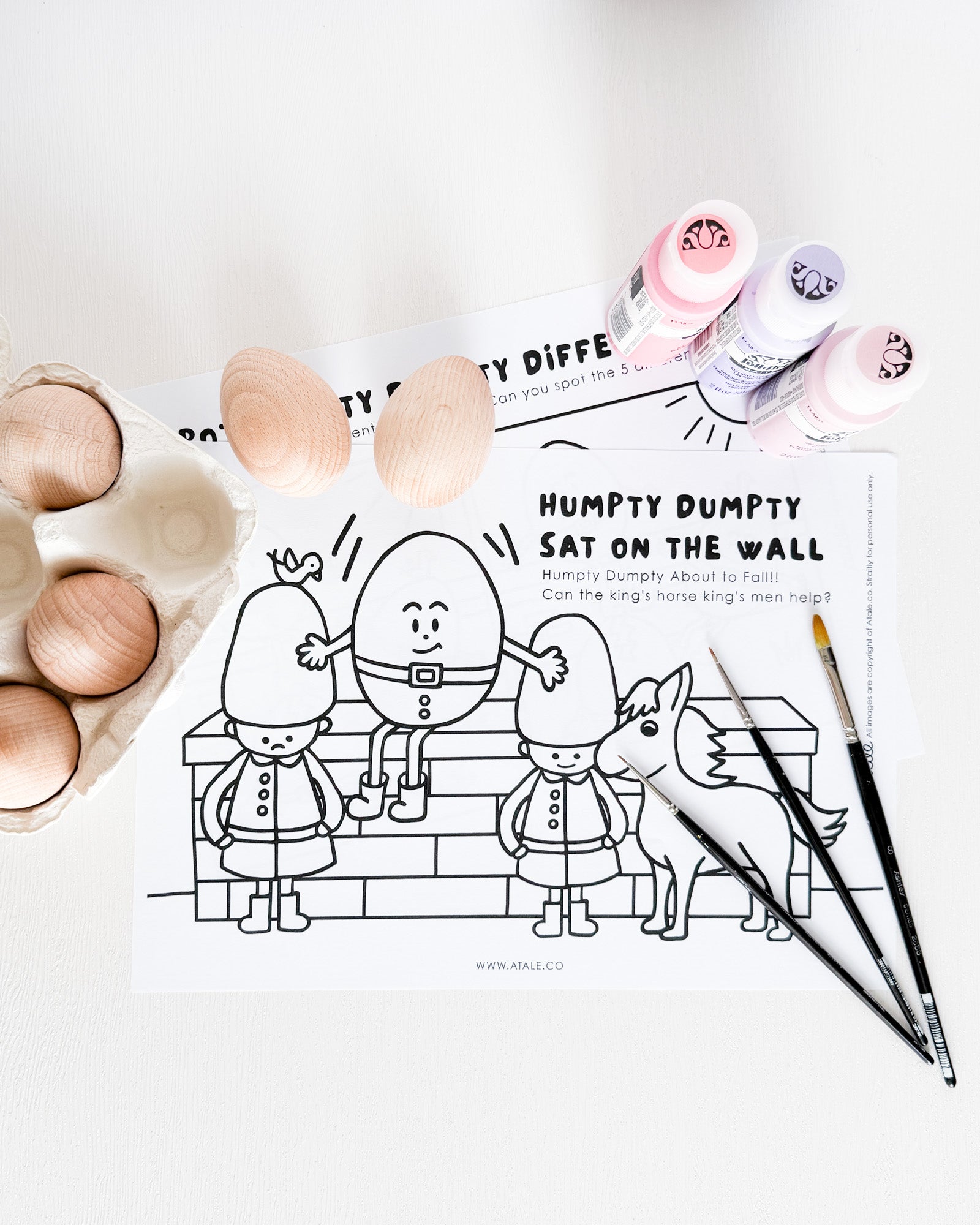 Humpty Dumpty Activity Sheets