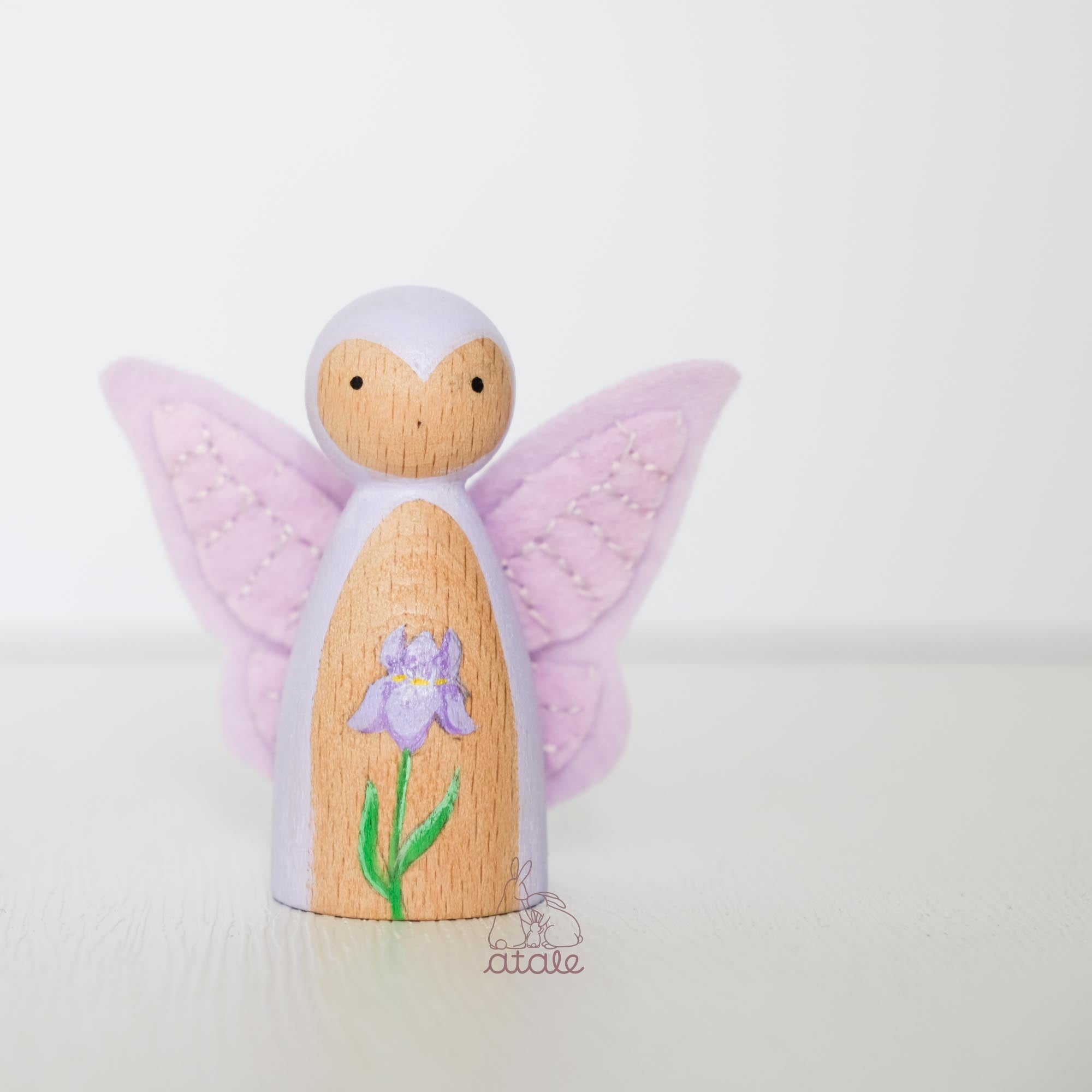 IRIS Peg Doll | February Birth Flower