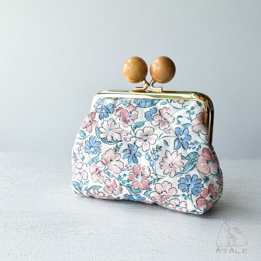 Quilted Kiss Clasp Pouch | JOY | Liberty Fabrics