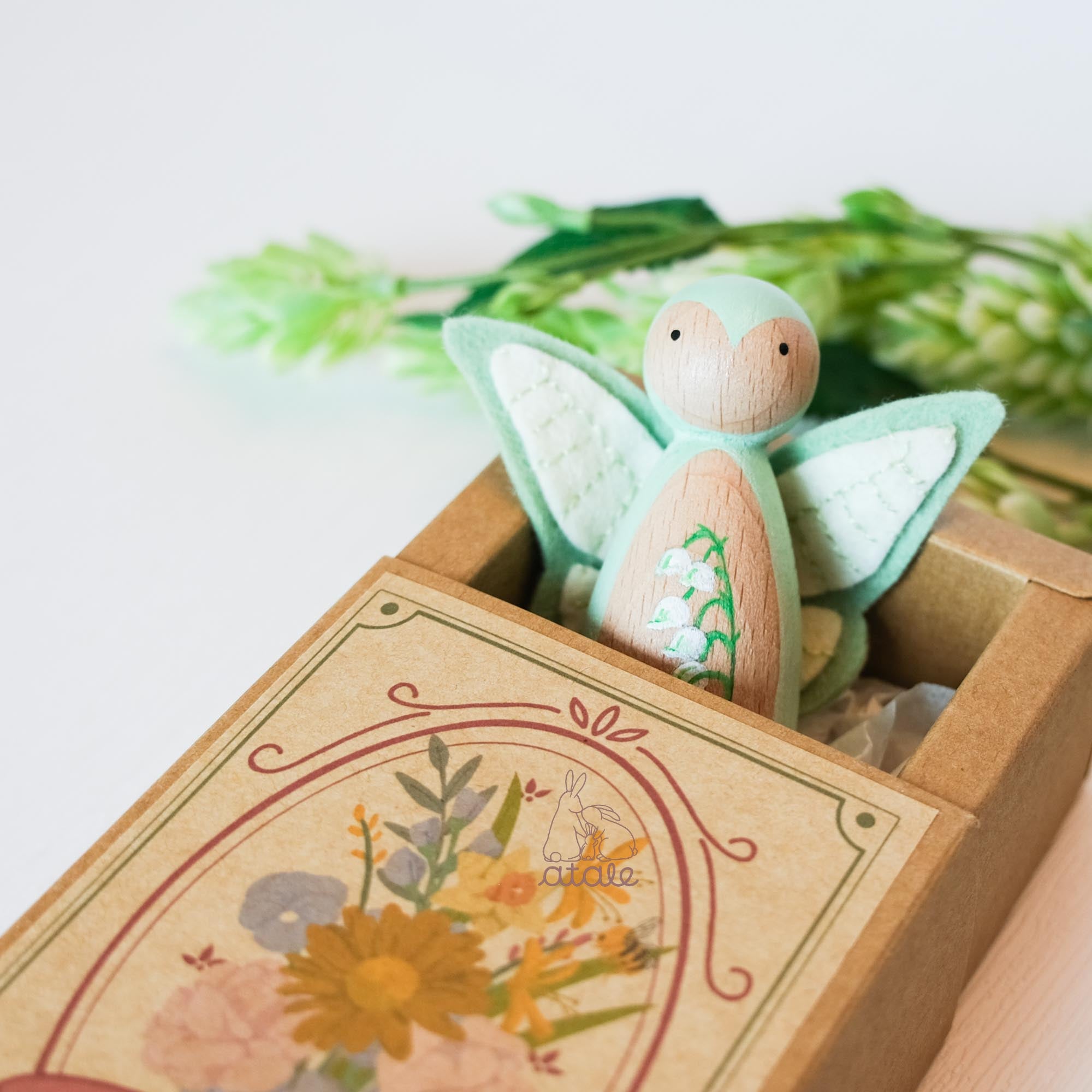 LILY OF THE VALLEY Peg Doll | May Birth Flower
