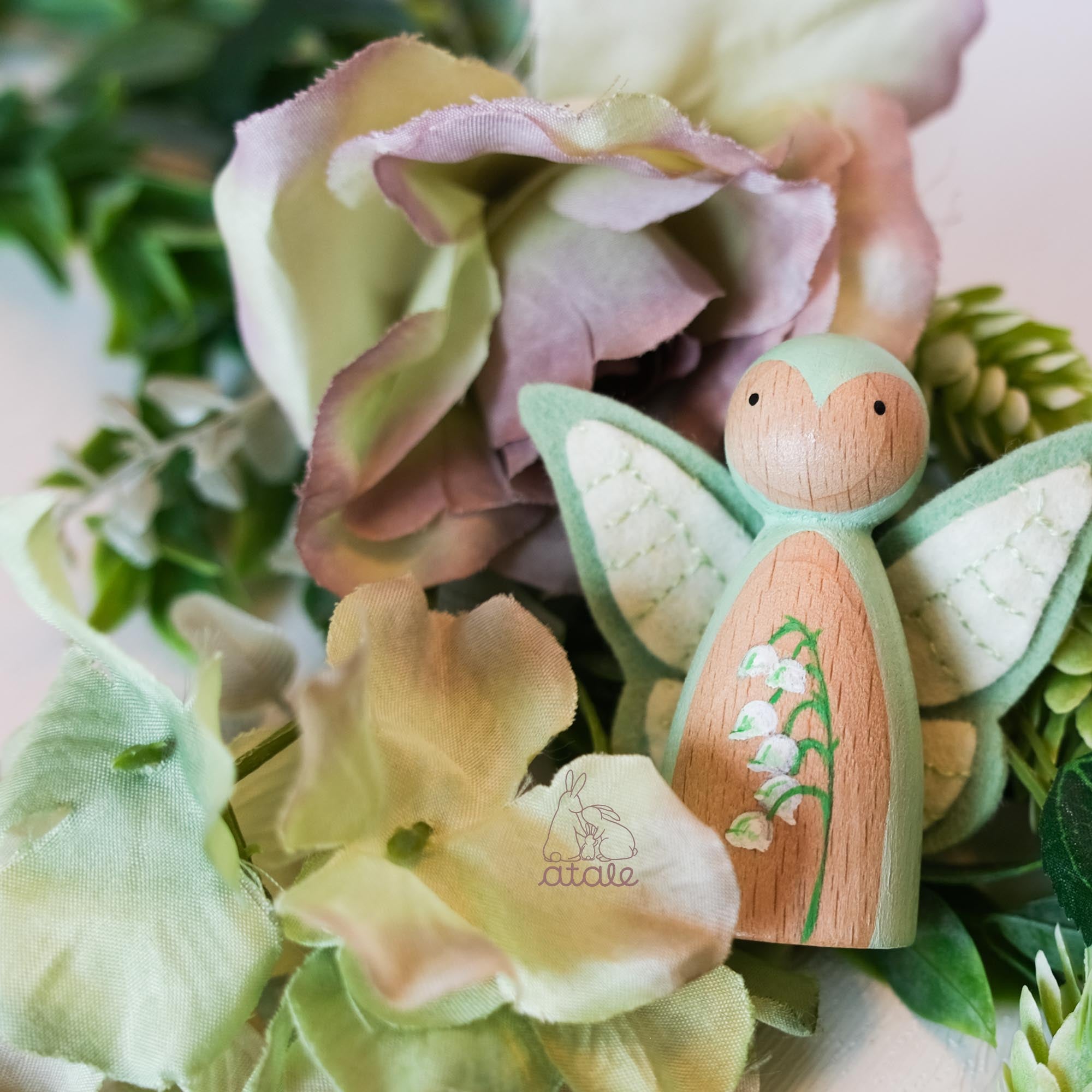 LILY OF THE VALLEY Peg Doll | May Birth Flower