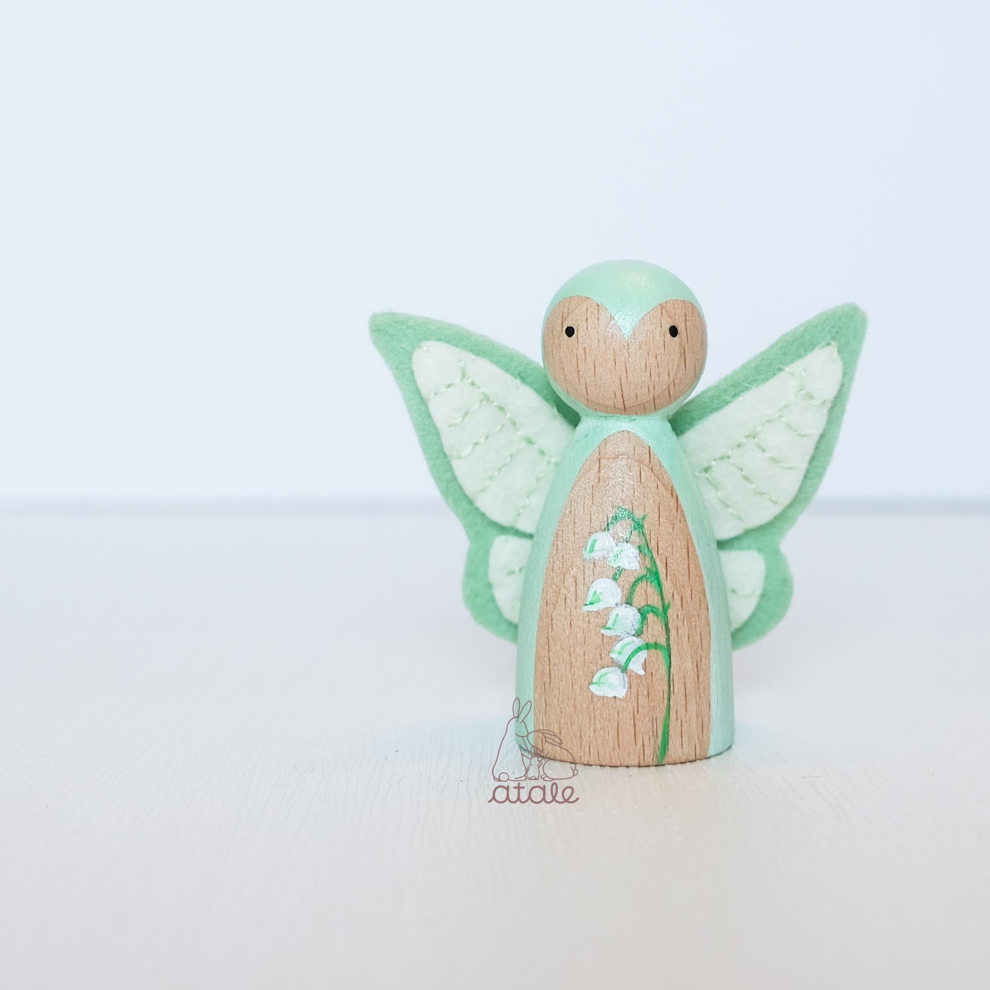 LILY OF THE VALLEY Peg Doll | May Birth Flower
