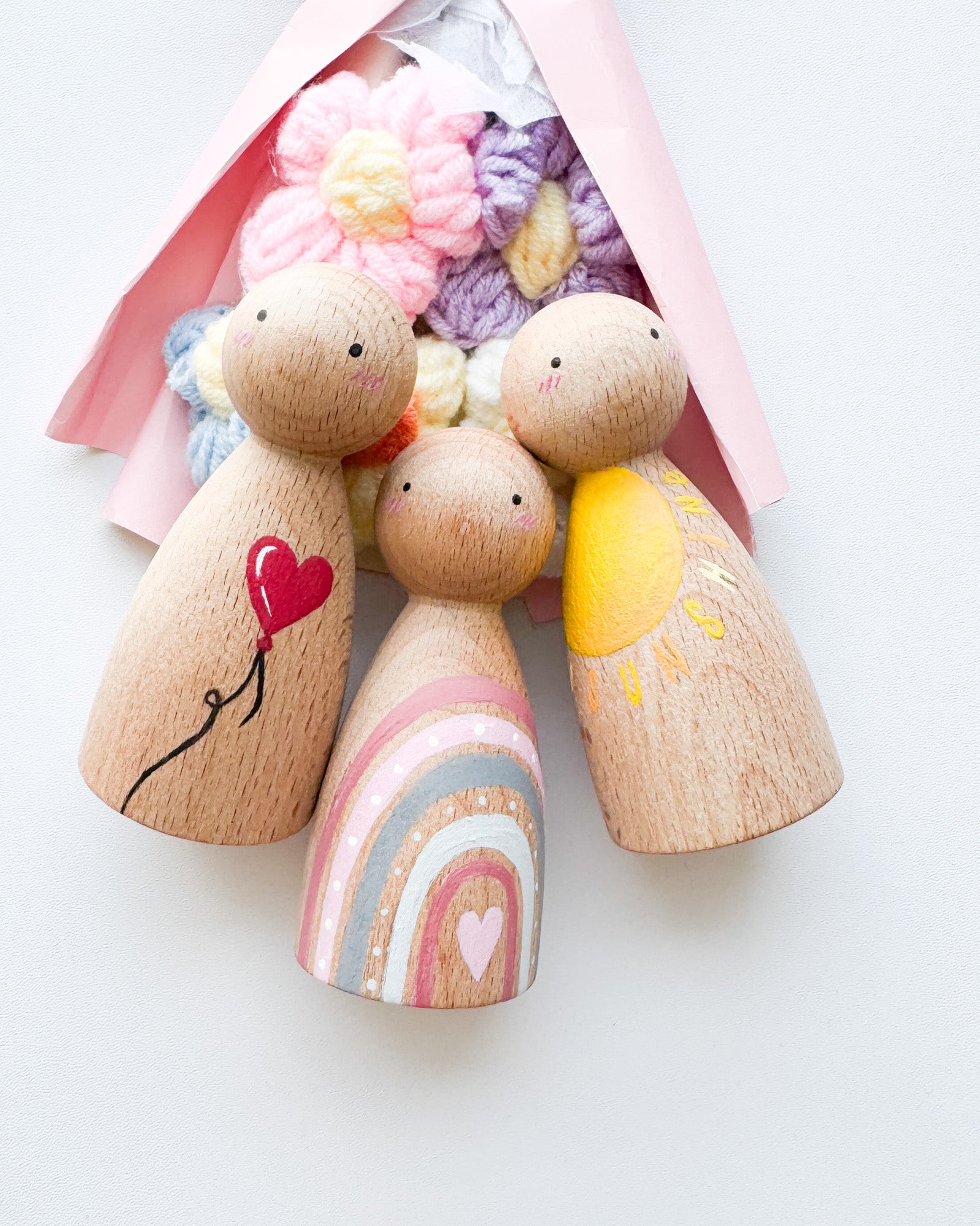 MESSENGER Peg Doll | Rainbow