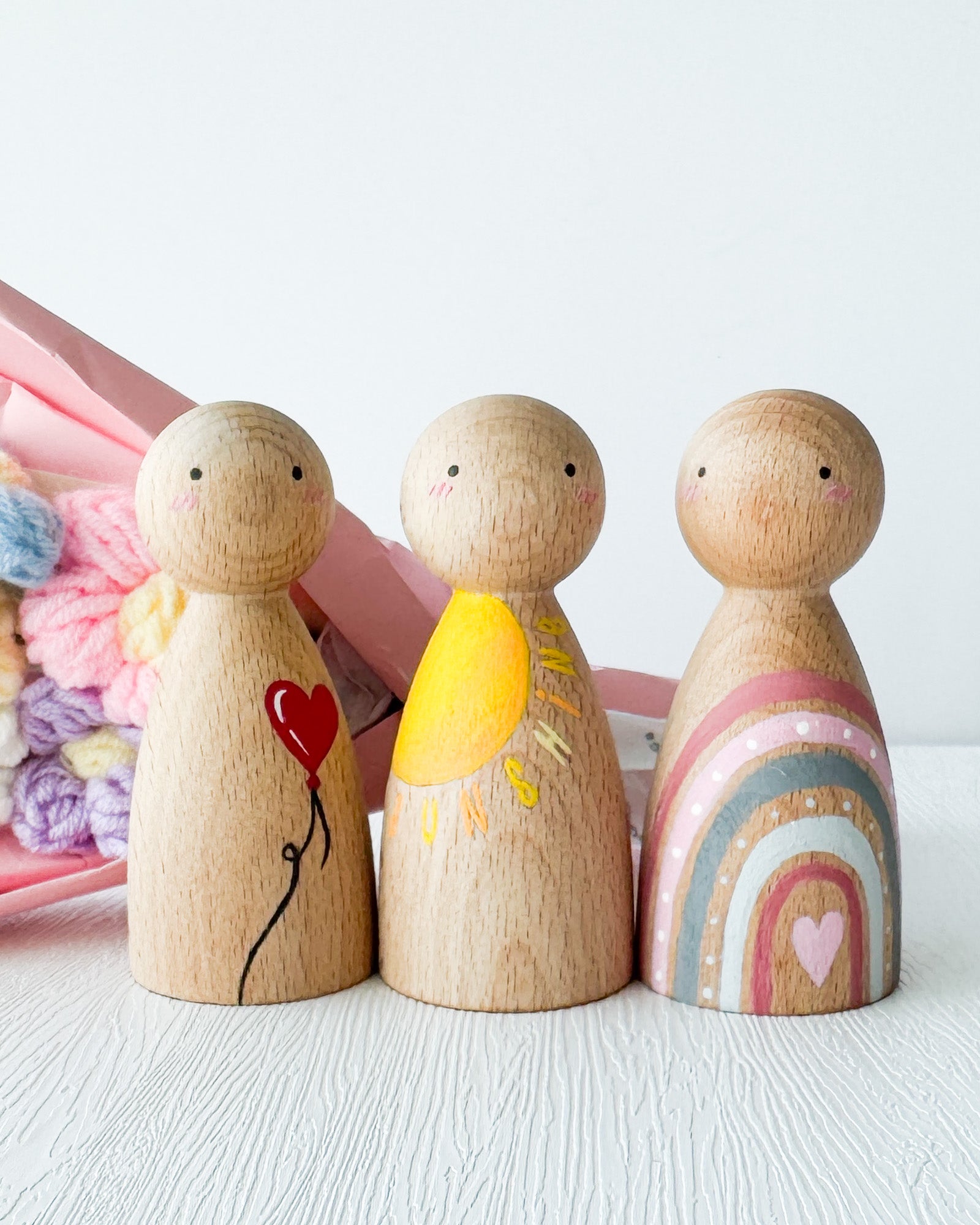 MESSENGER Peg Doll | Rainbow