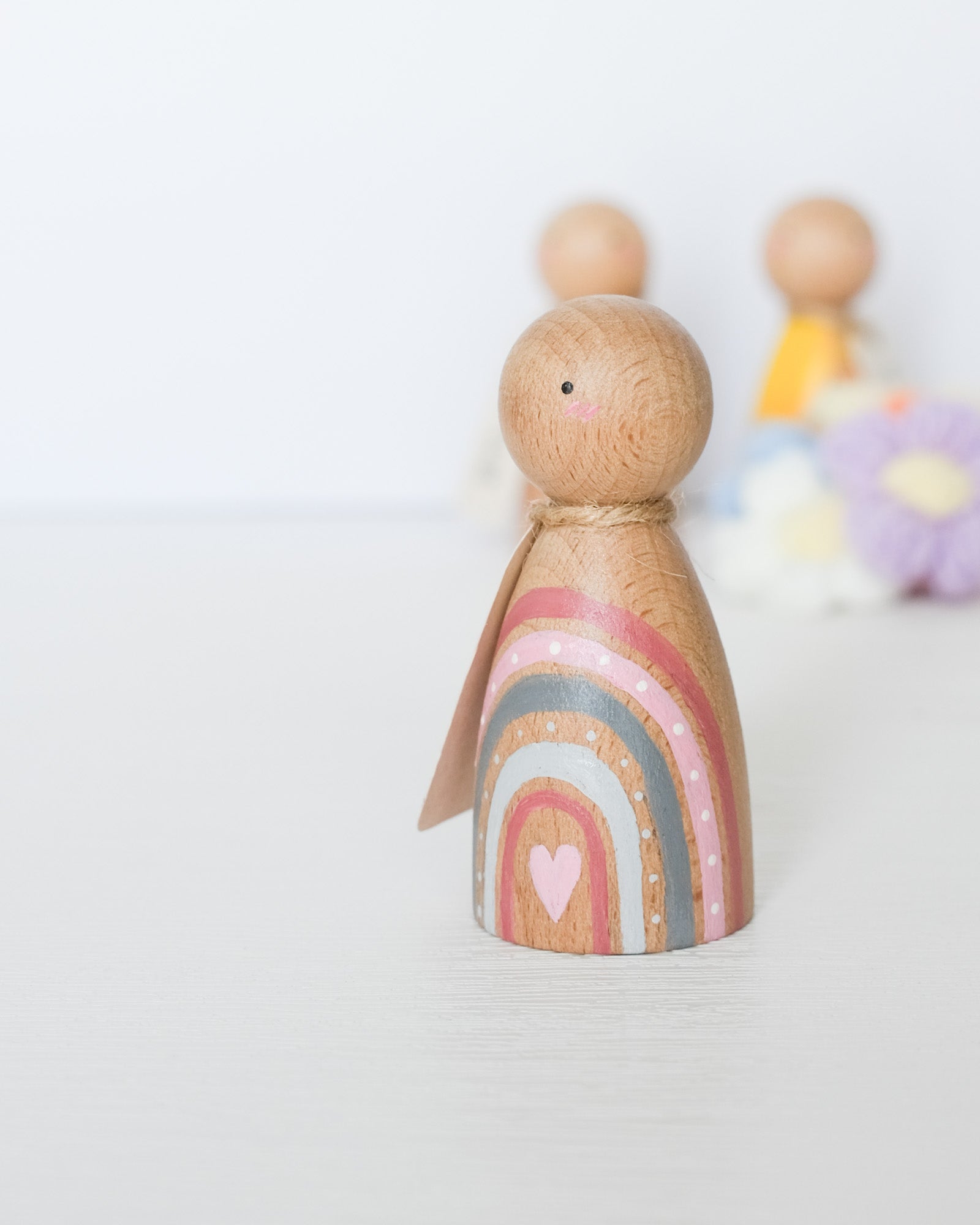 MESSENGER Peg Doll | Rainbow
