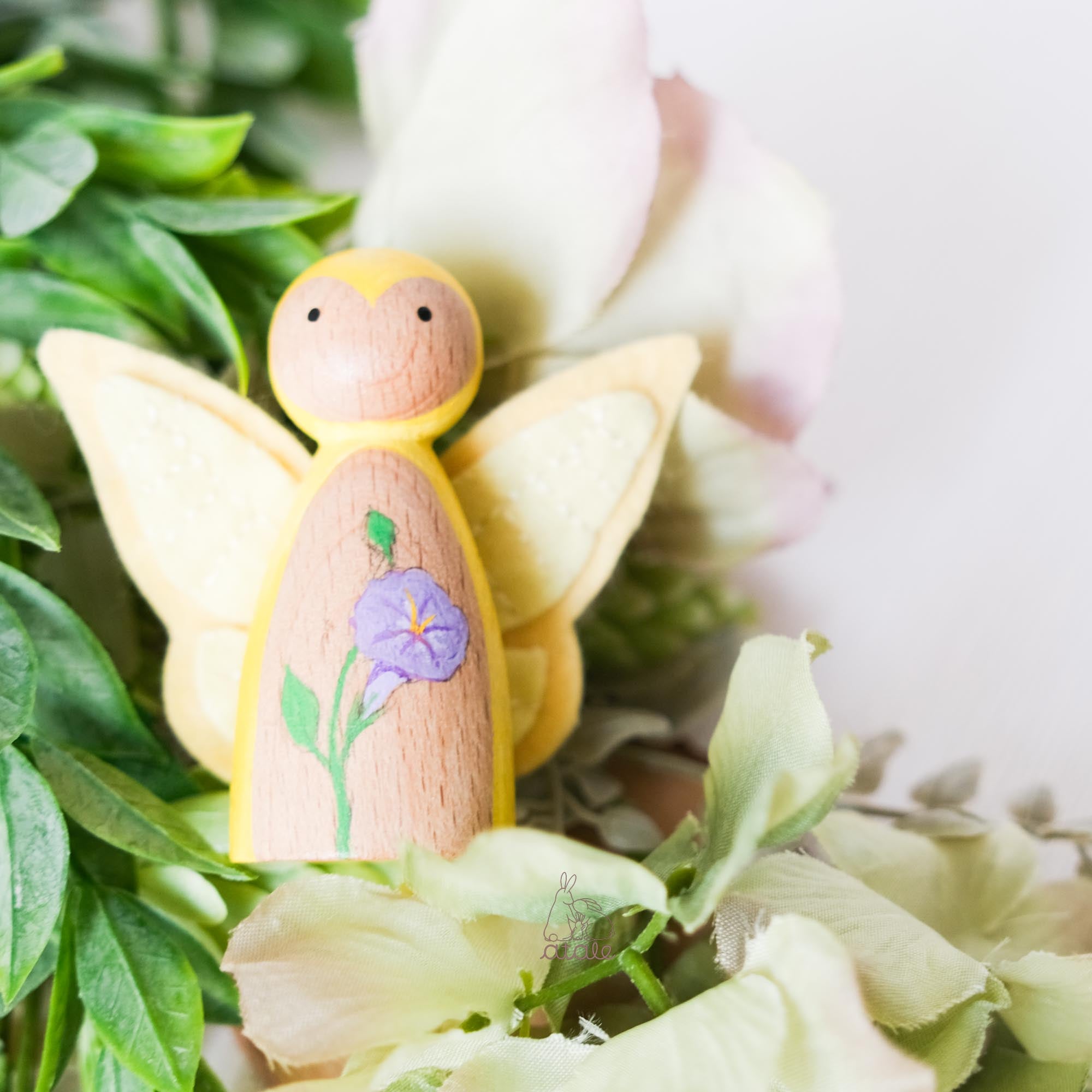 MORNING GLORY Peg Doll | September Birth Flower