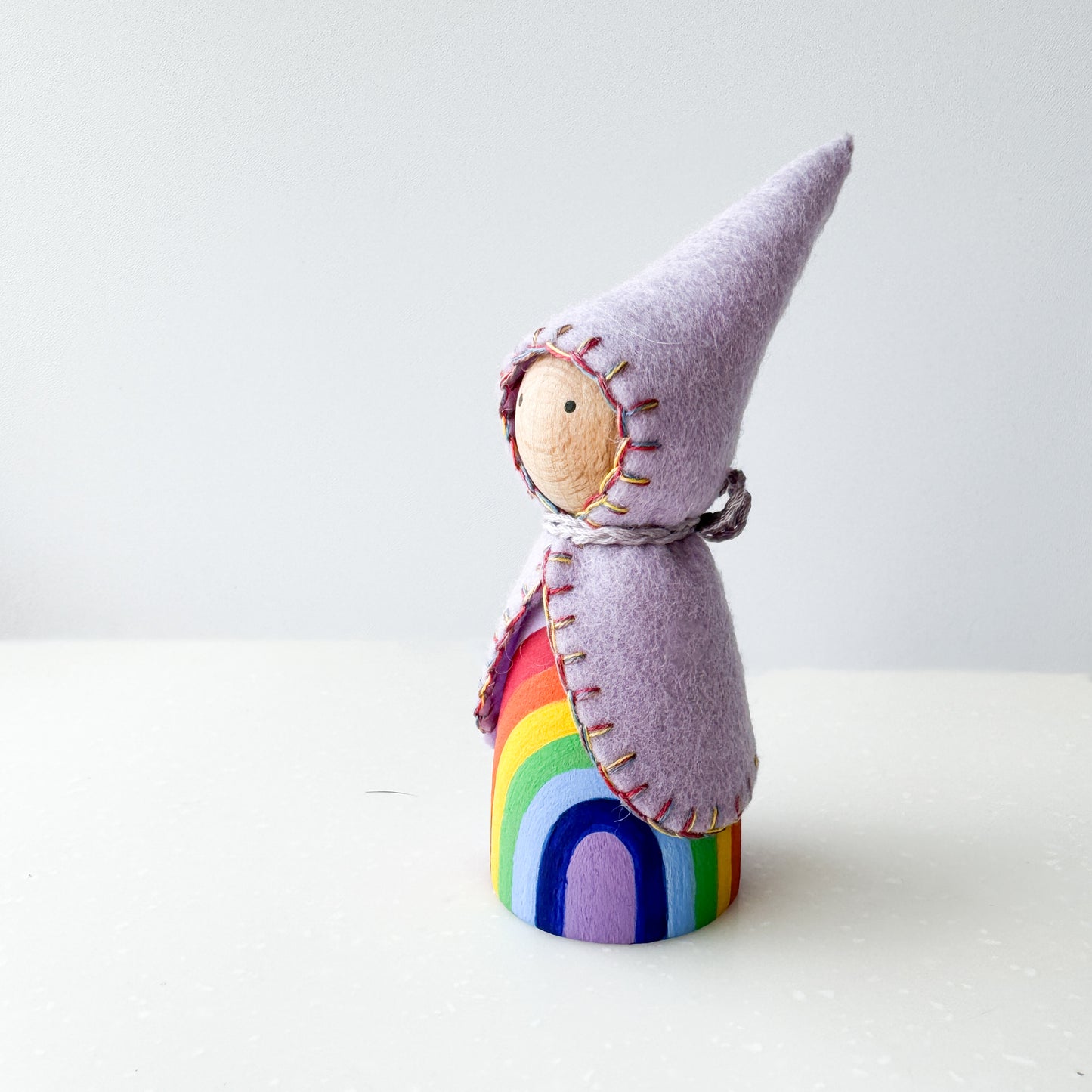 BIG Rainbow Gnome