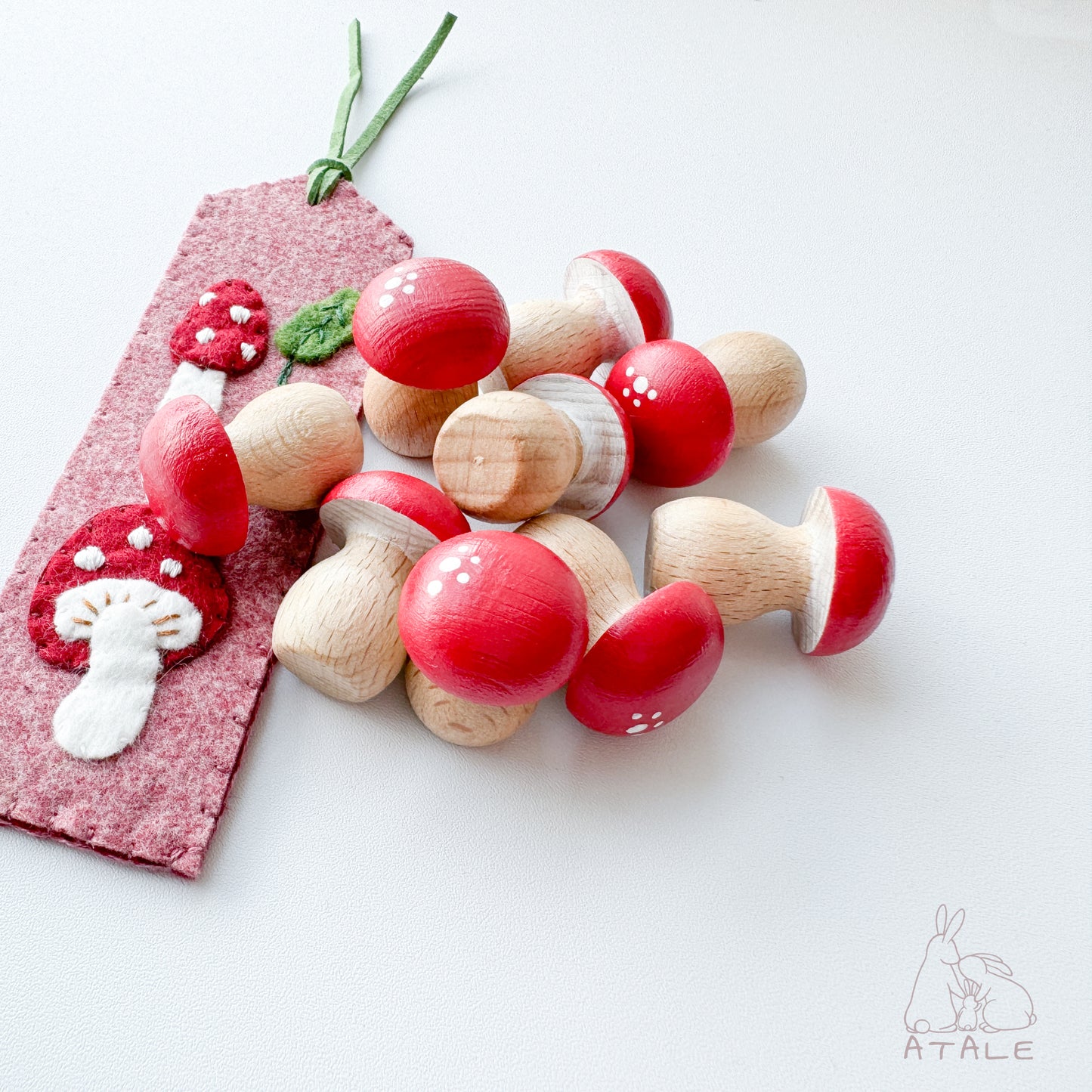 Wooden Mushrooms