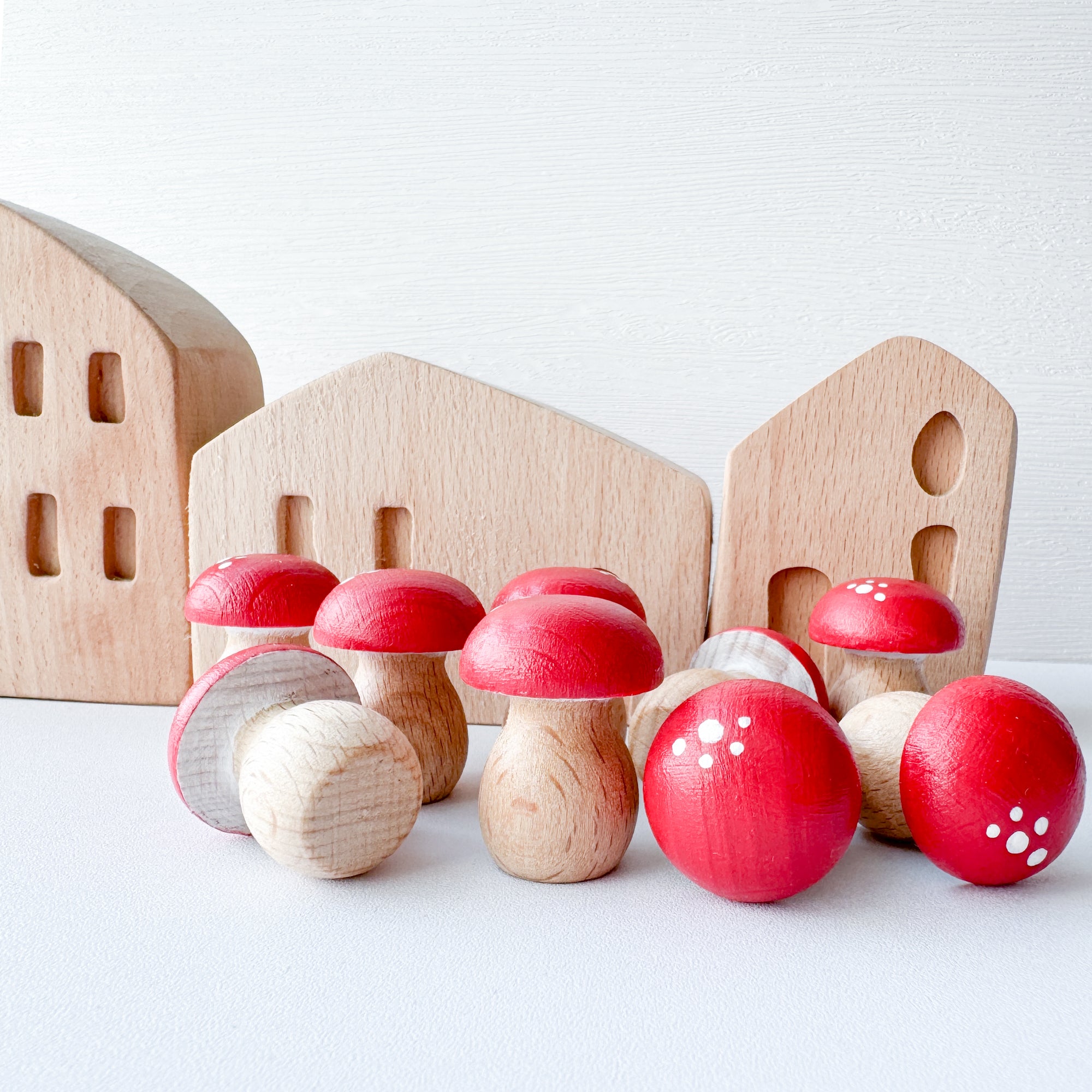 Hand-painted Mini Mushrooms