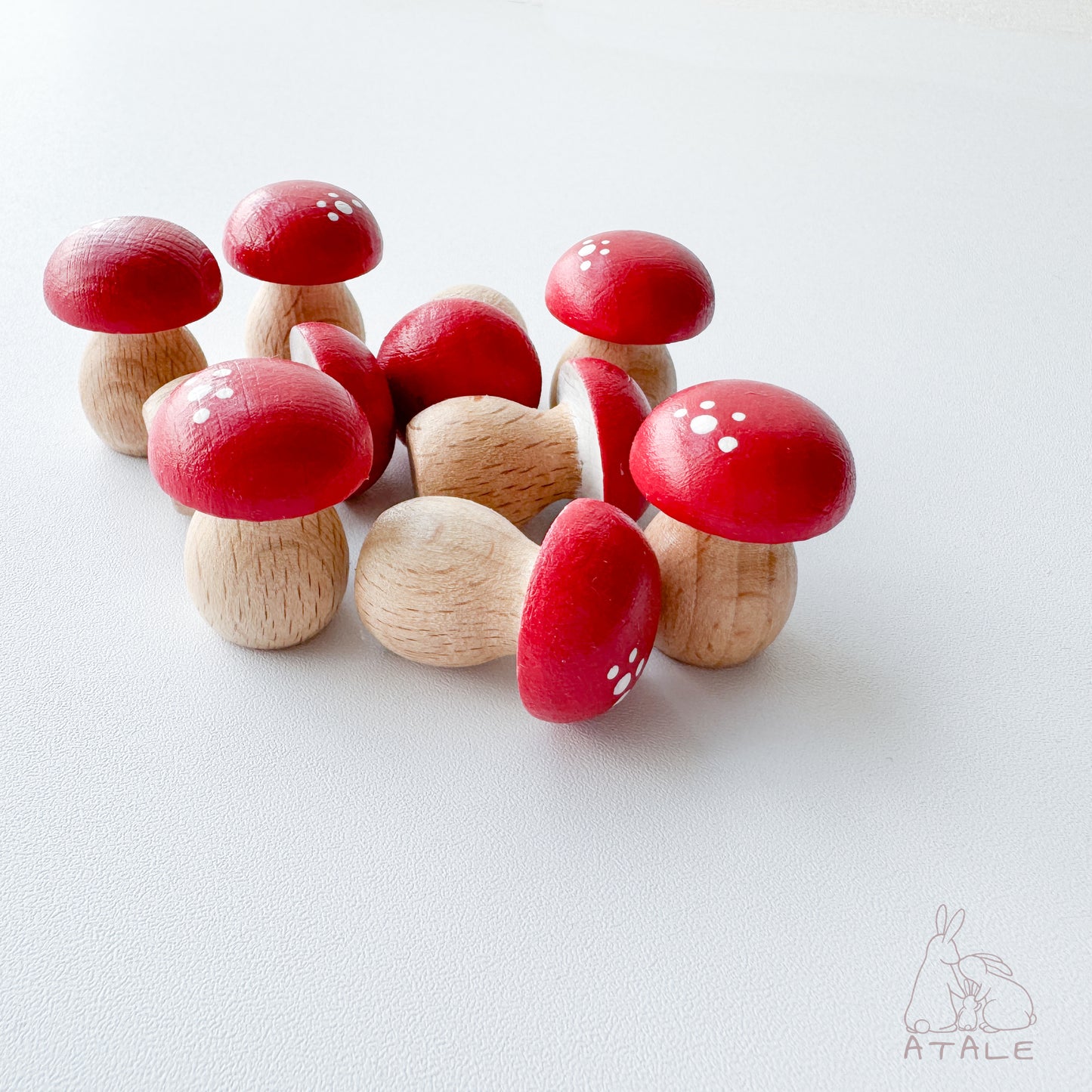 Wooden Mushrooms