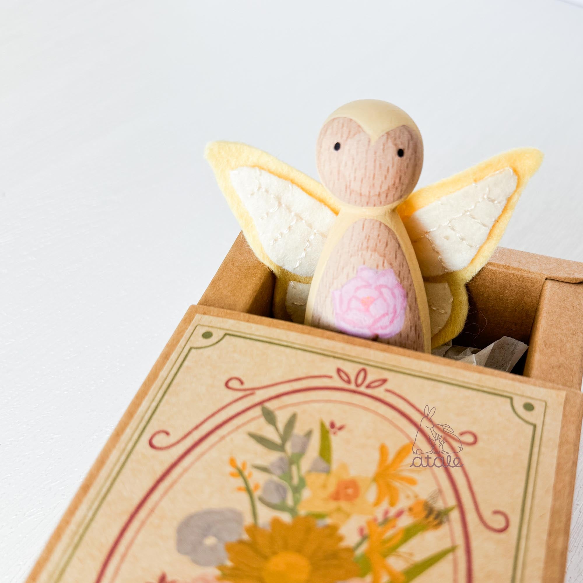 PEONY Peg Doll | November Birth Flower