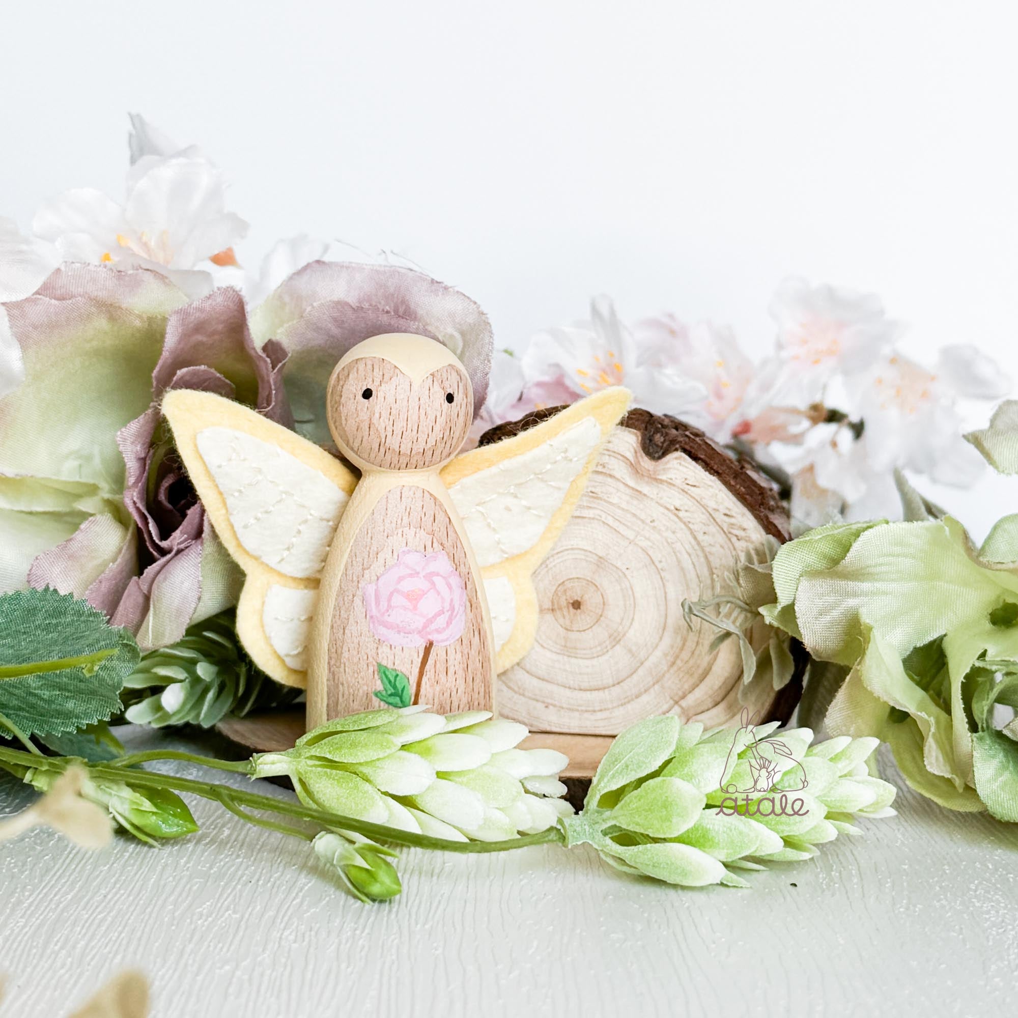 PEONY Peg Doll | November Birth Flower