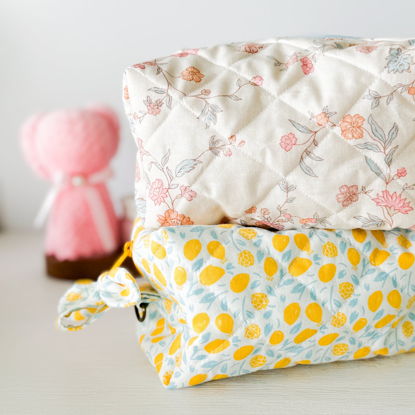 Quilted Makeup Pouch | TANGY |