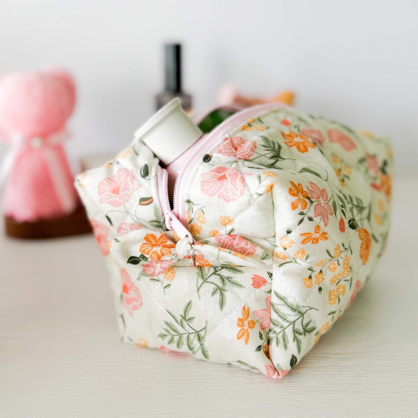 Quilted Makeup Pouch | UNIKKO |