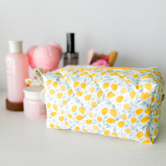 Quilted Makeup Pouch | TANGY |