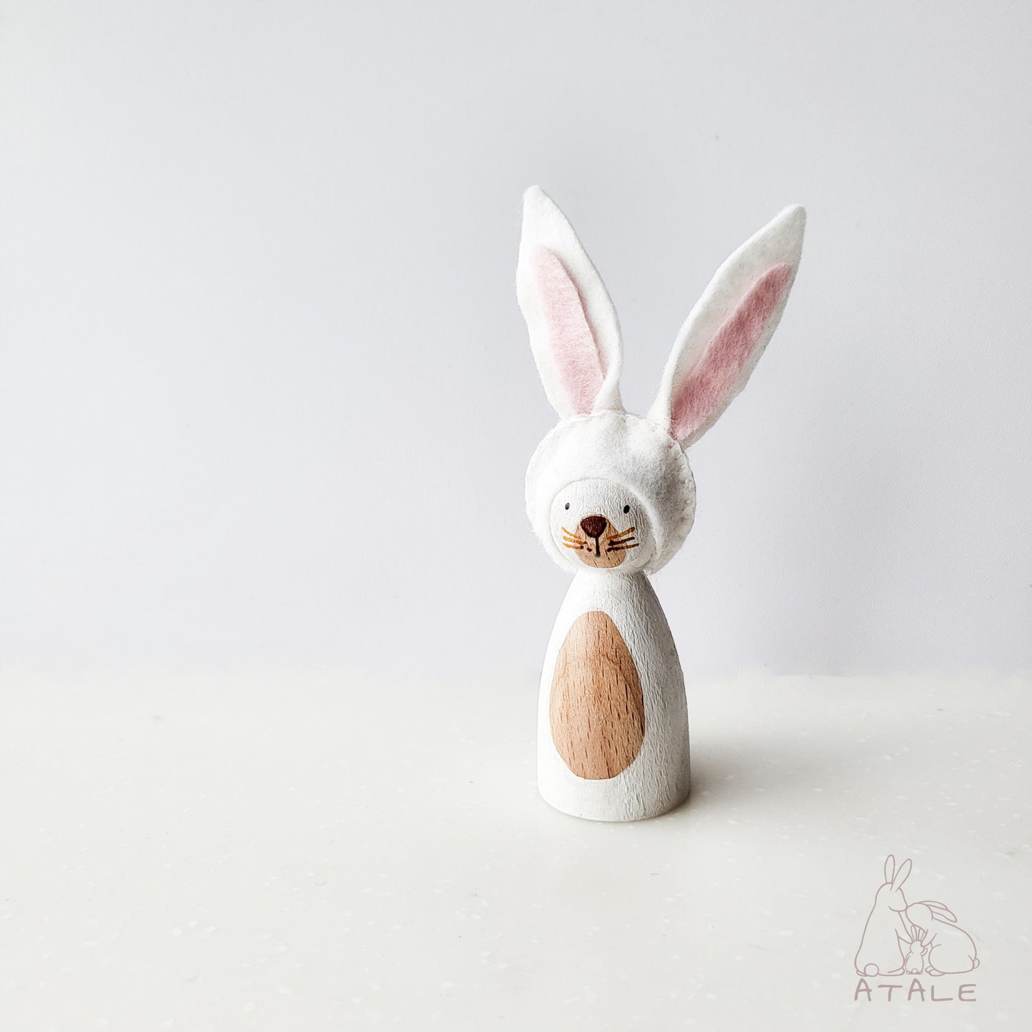 RABBIT Peg Doll