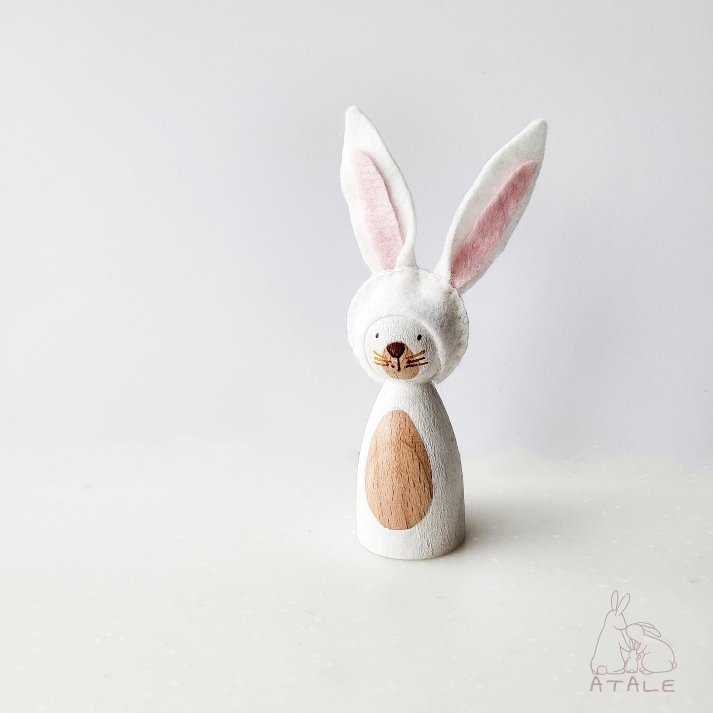 RABBIT Peg Doll