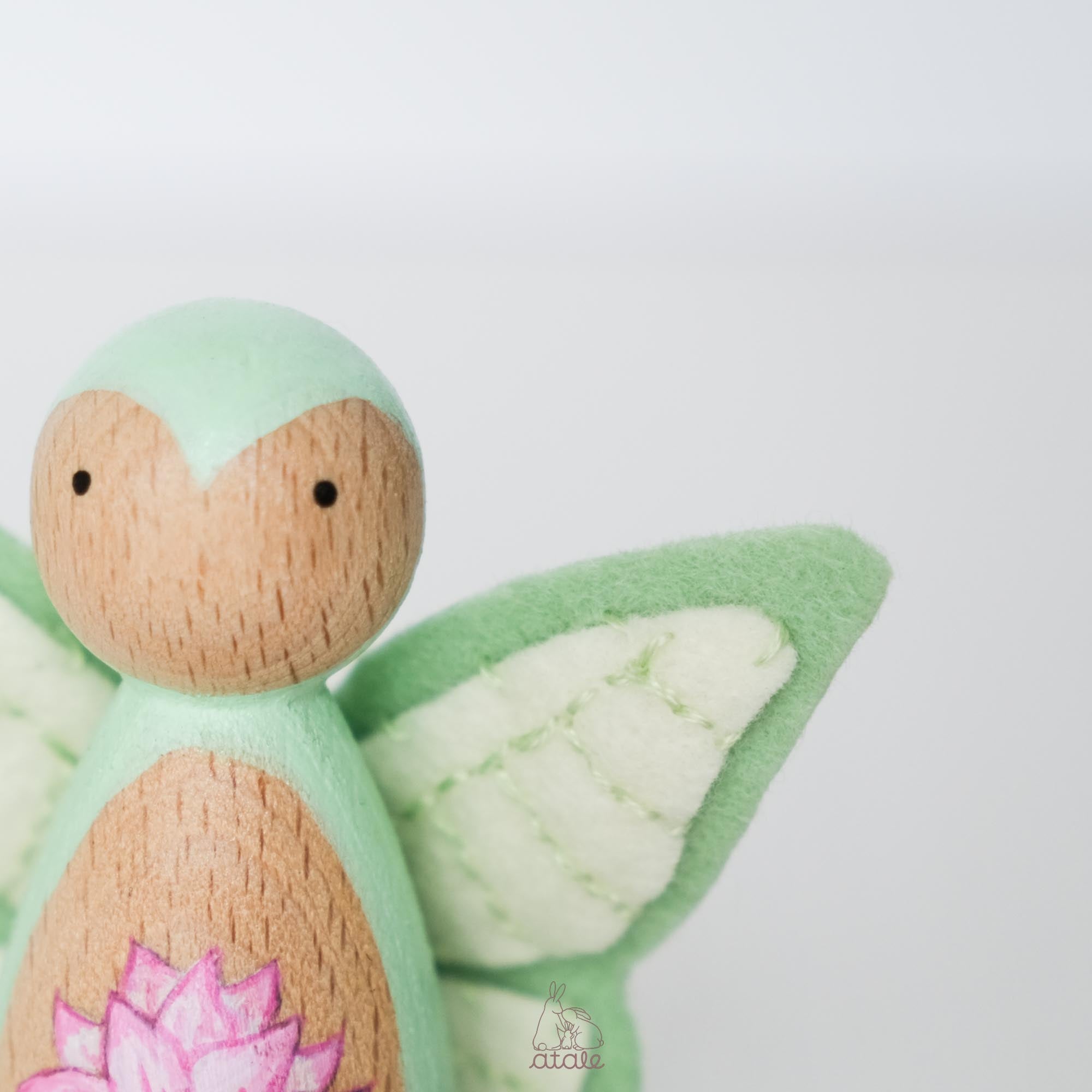 WATER LILY Peg Doll | July Birth Flower