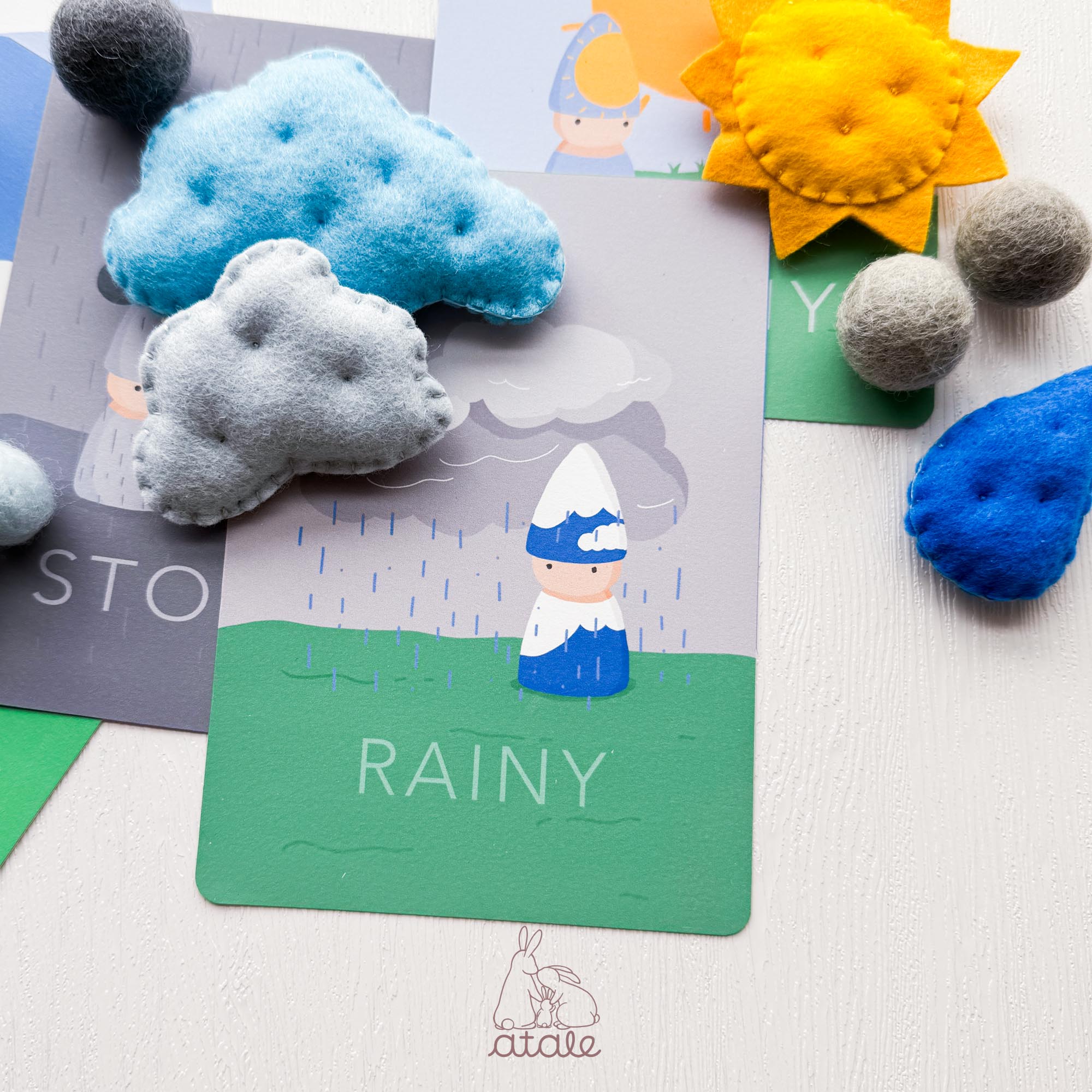 Weather Art Cards Set