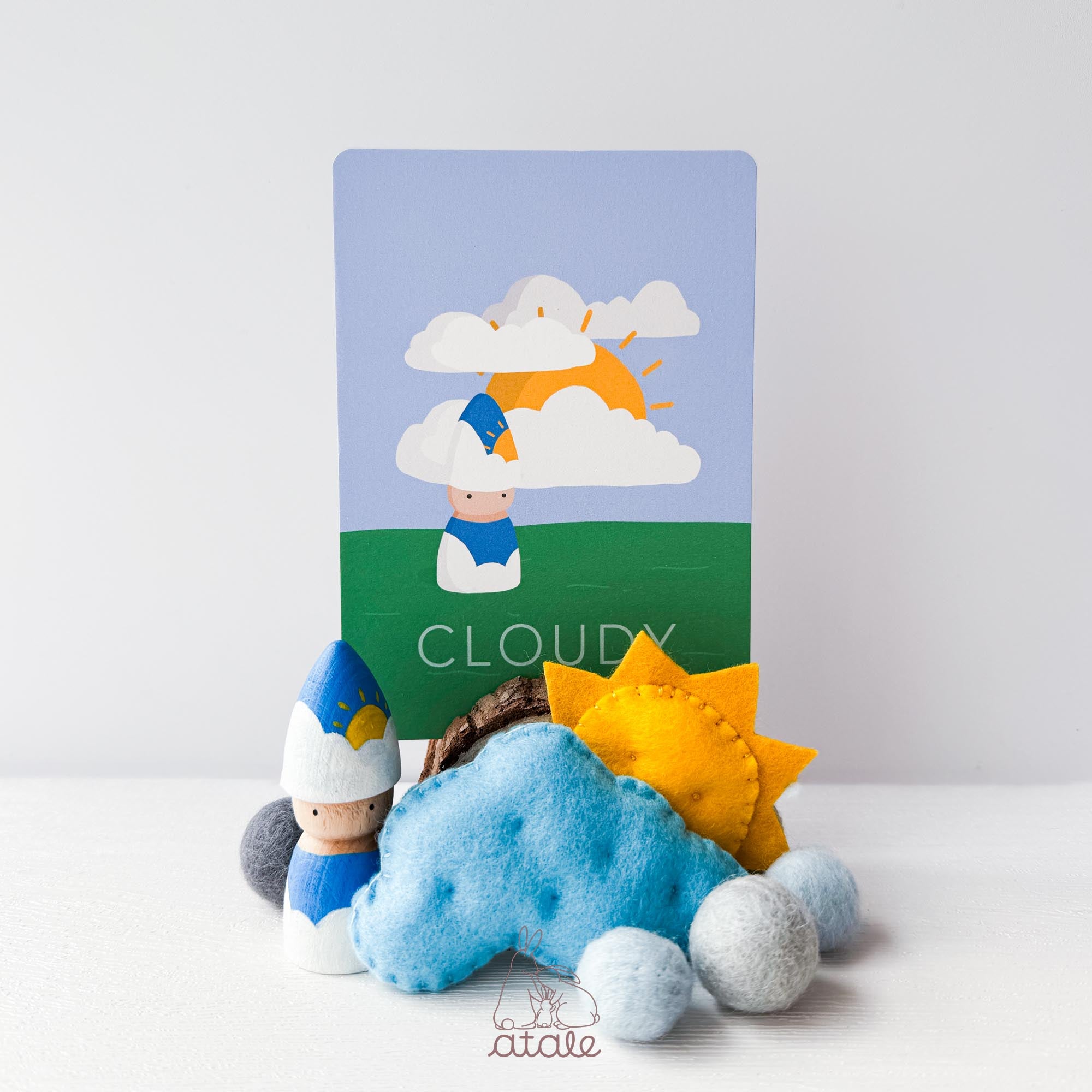 WEATHER Peg Dolls Set