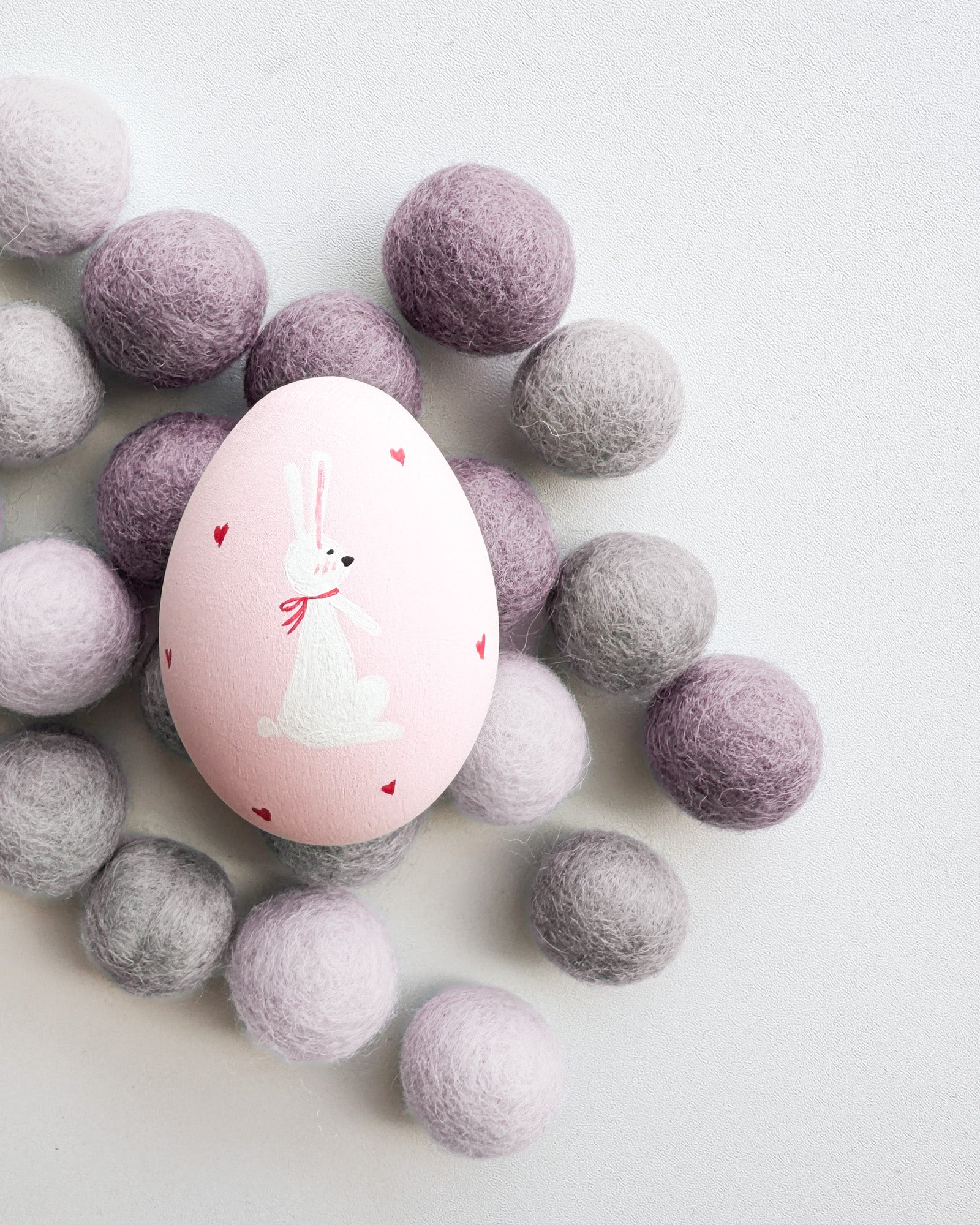 Painted Eggs in Pastel