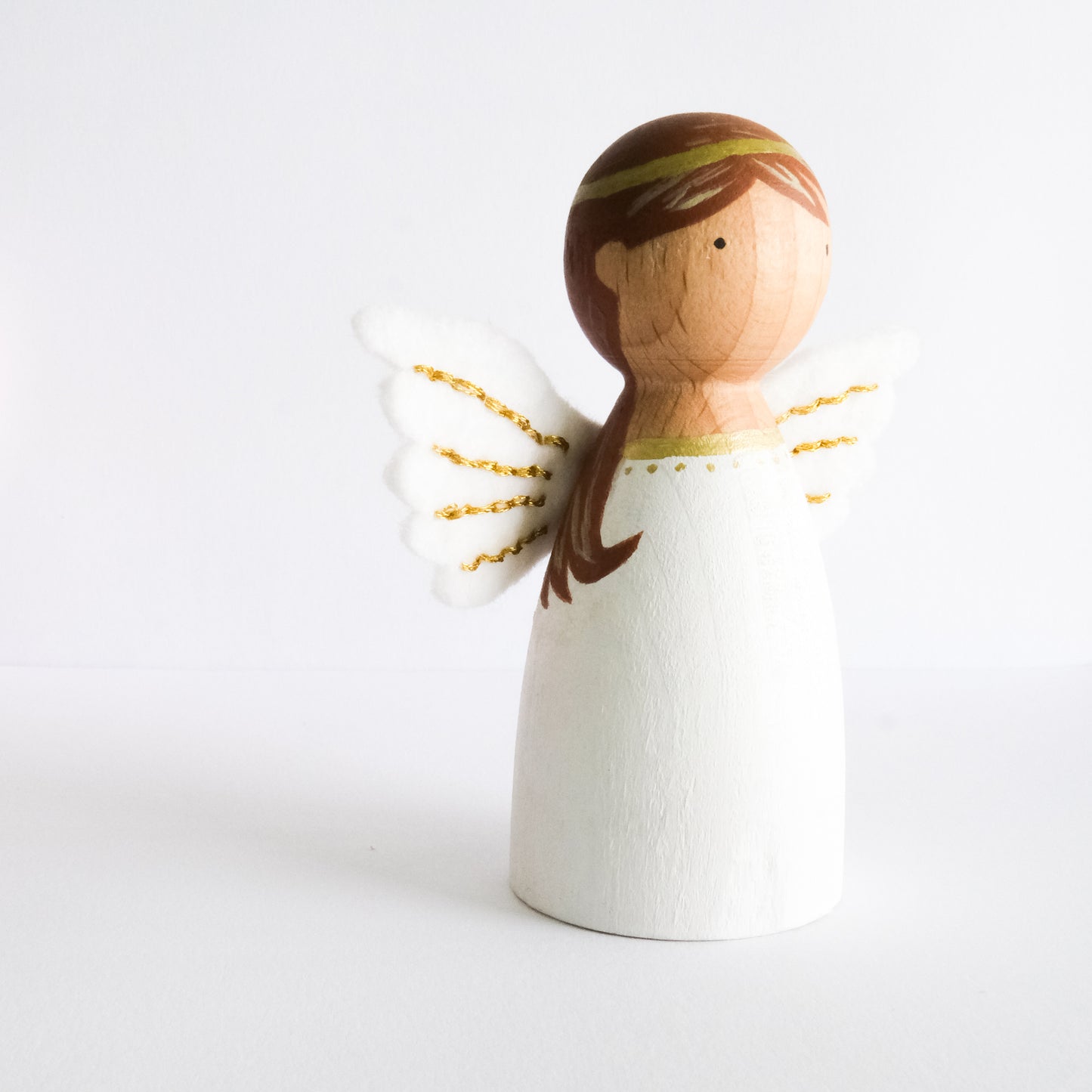 Angel Peg Doll. Handmade in Singapore.