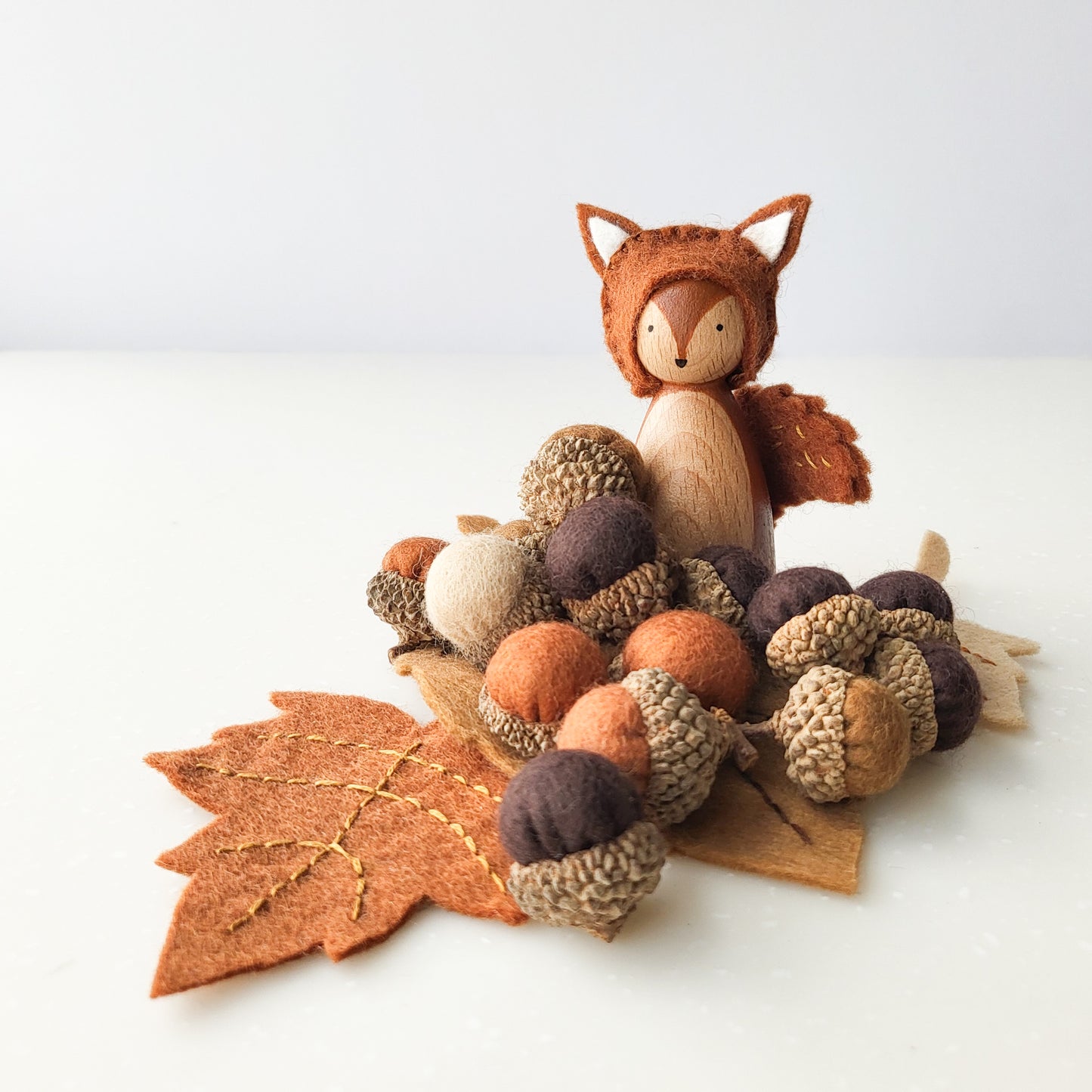 Felt Acorns