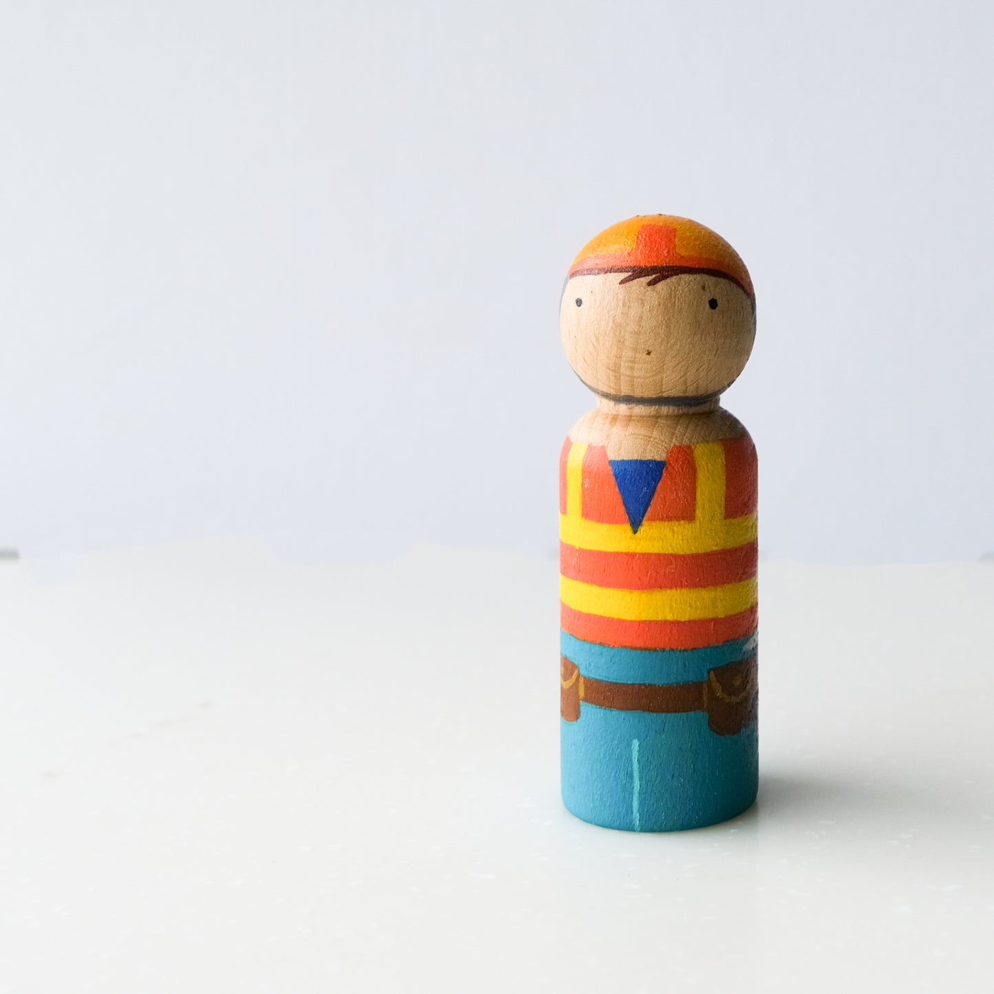 BUILDER Peg Doll