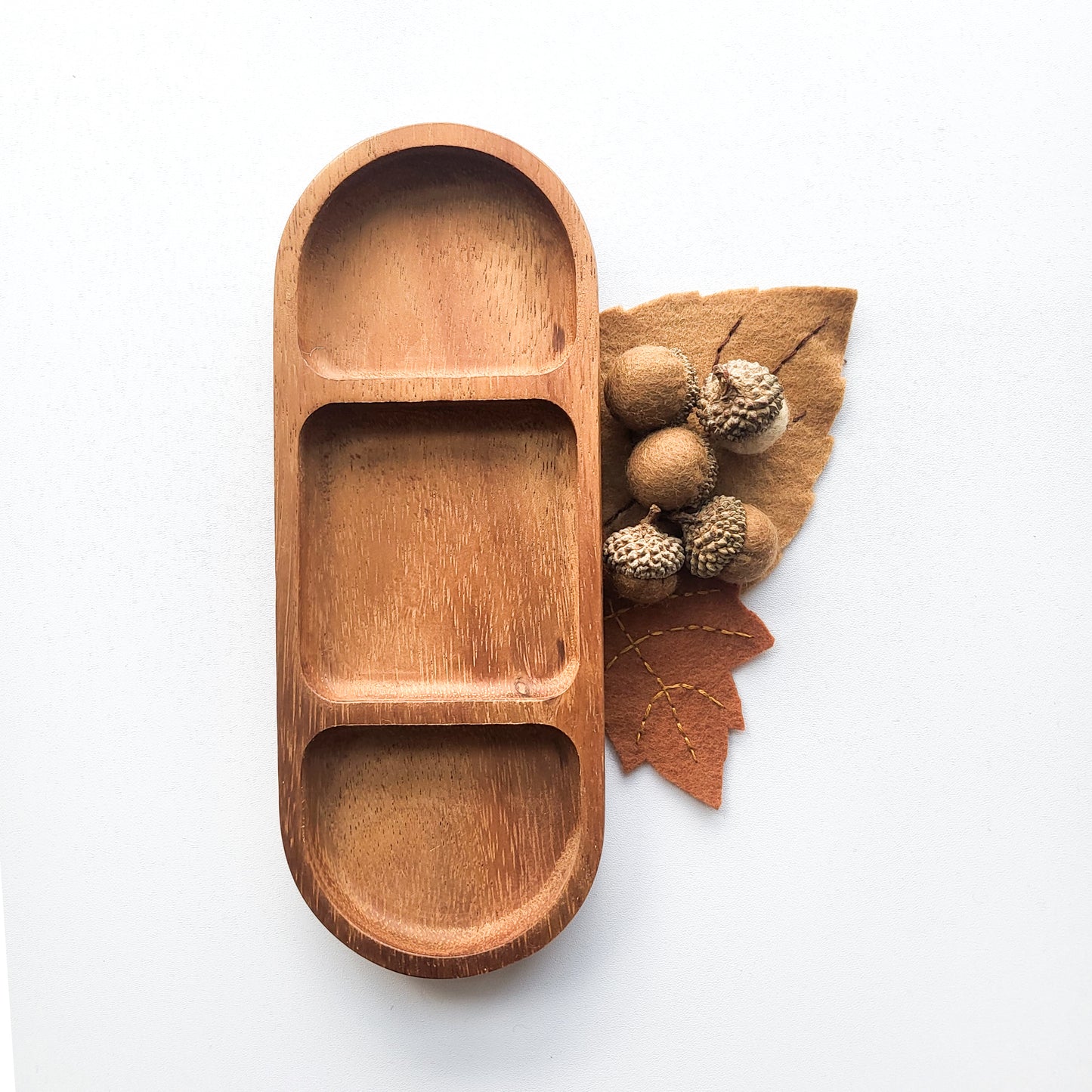 Wooden Sorting Tray