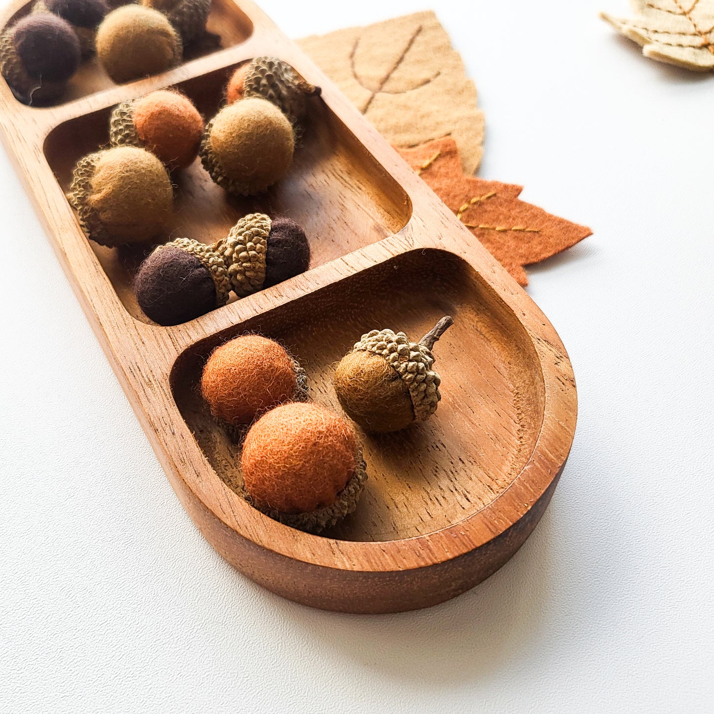 Wooden Sorting Tray
