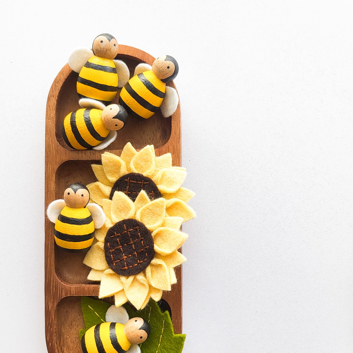 Wooden Sorting Tray