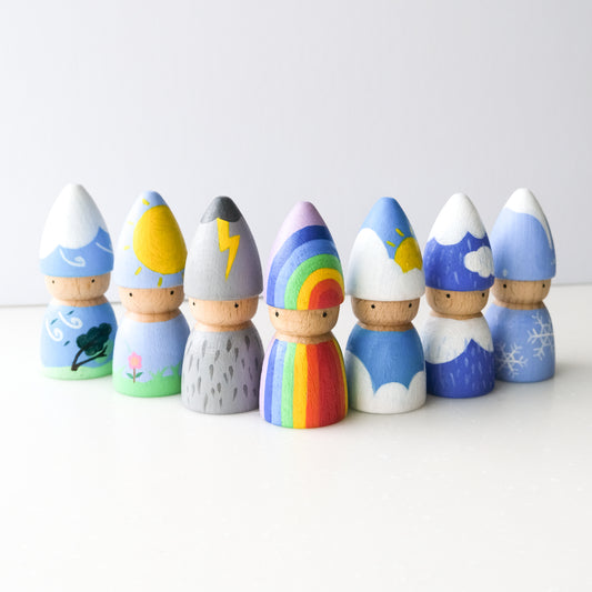 WEATHER Peg Dolls Set