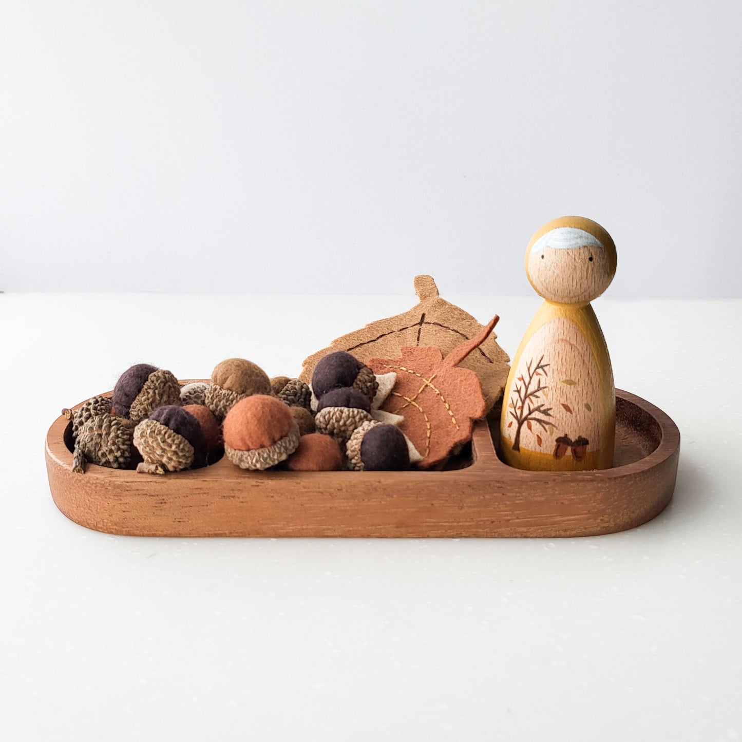 Wooden Sorting Tray