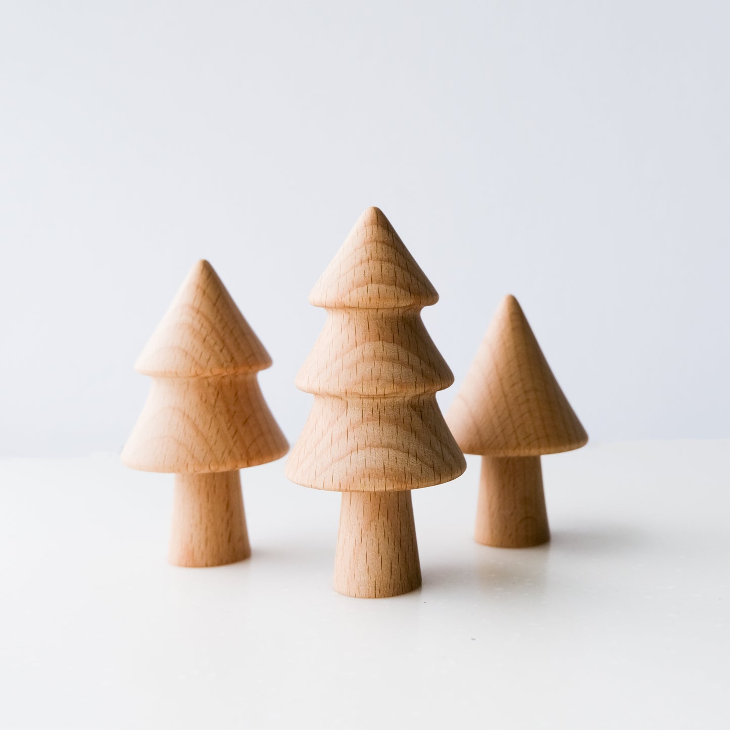 Wooden Trees (Set of 3)